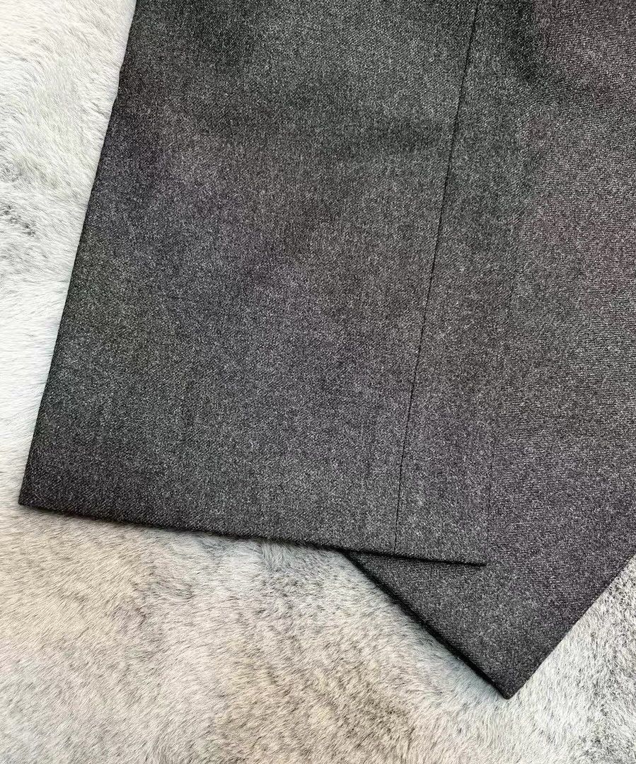 Saint Laurent Paris Saint Laurent 17 runway double waisted trousers Size US 34 / EU 50 - 7 Thumbnail