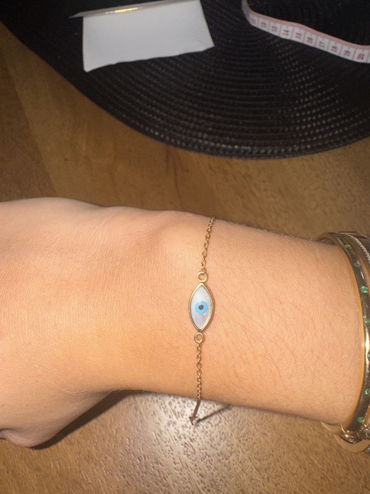 Other 14k yellow gold 7in. evil eye bracelet Size ONE SIZE - 4 Thumbnail