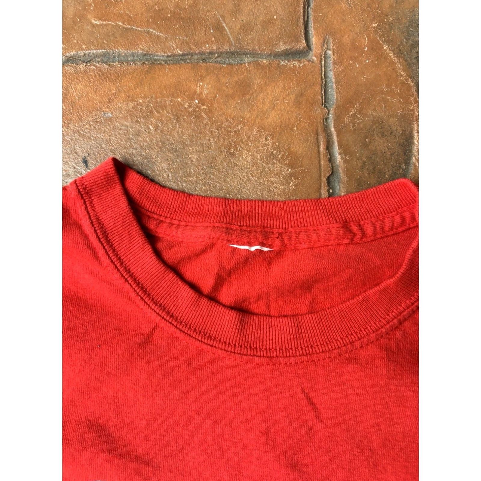 Vintage VINTAGE Woodstock Peace Music Band Concert T-Shirt Unbranded Unisex Adults S Red Short Sleeve Crew Neck Graphic Print Size US S / EU 44-46 / 1 - 2 Thumbnail