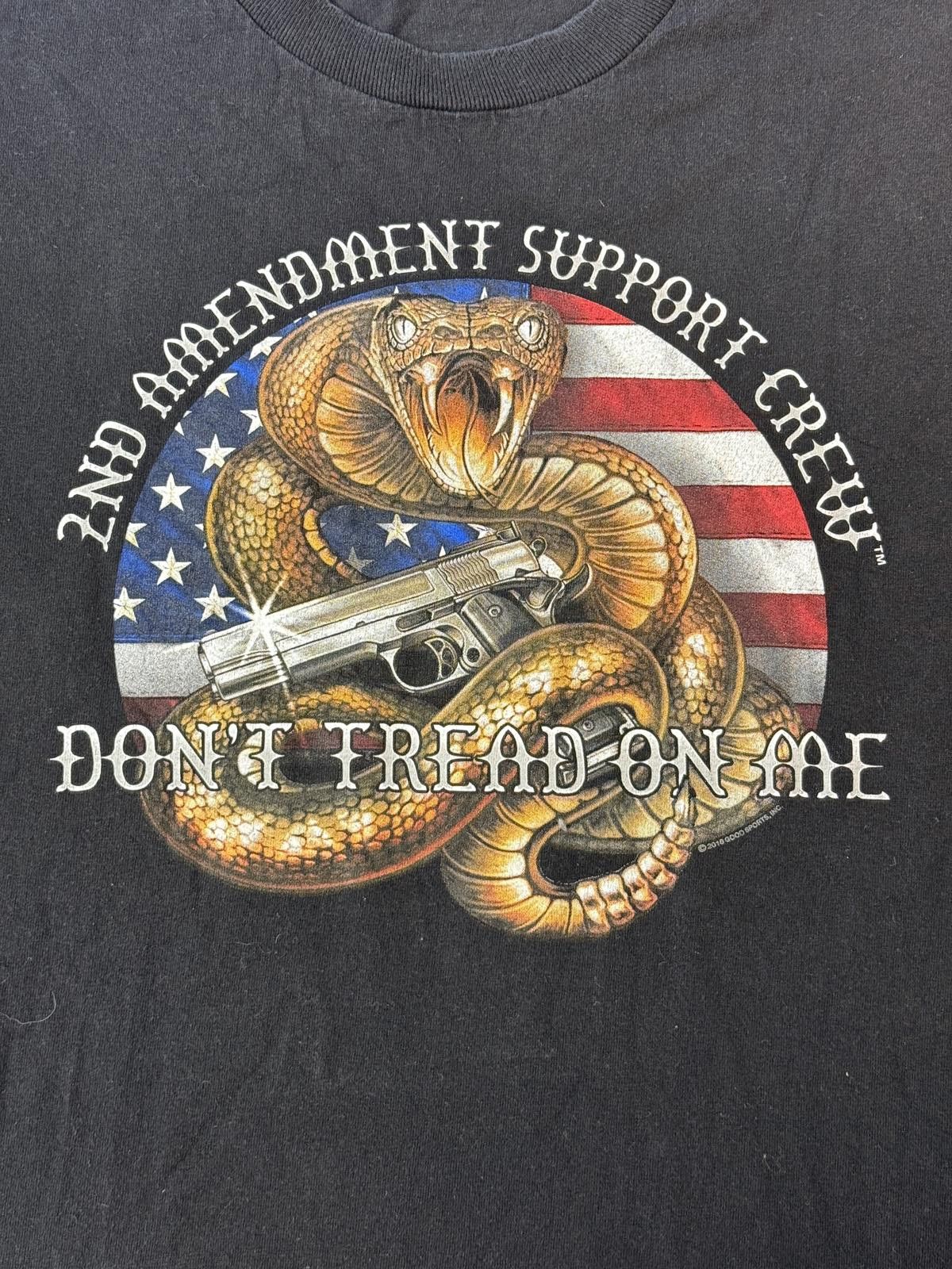 Designer Biker T-shirt MM Parts Motorcyle tee 2nd Amendment Support L Size US L / EU 52-54 / 3 - 5 Thumbnail