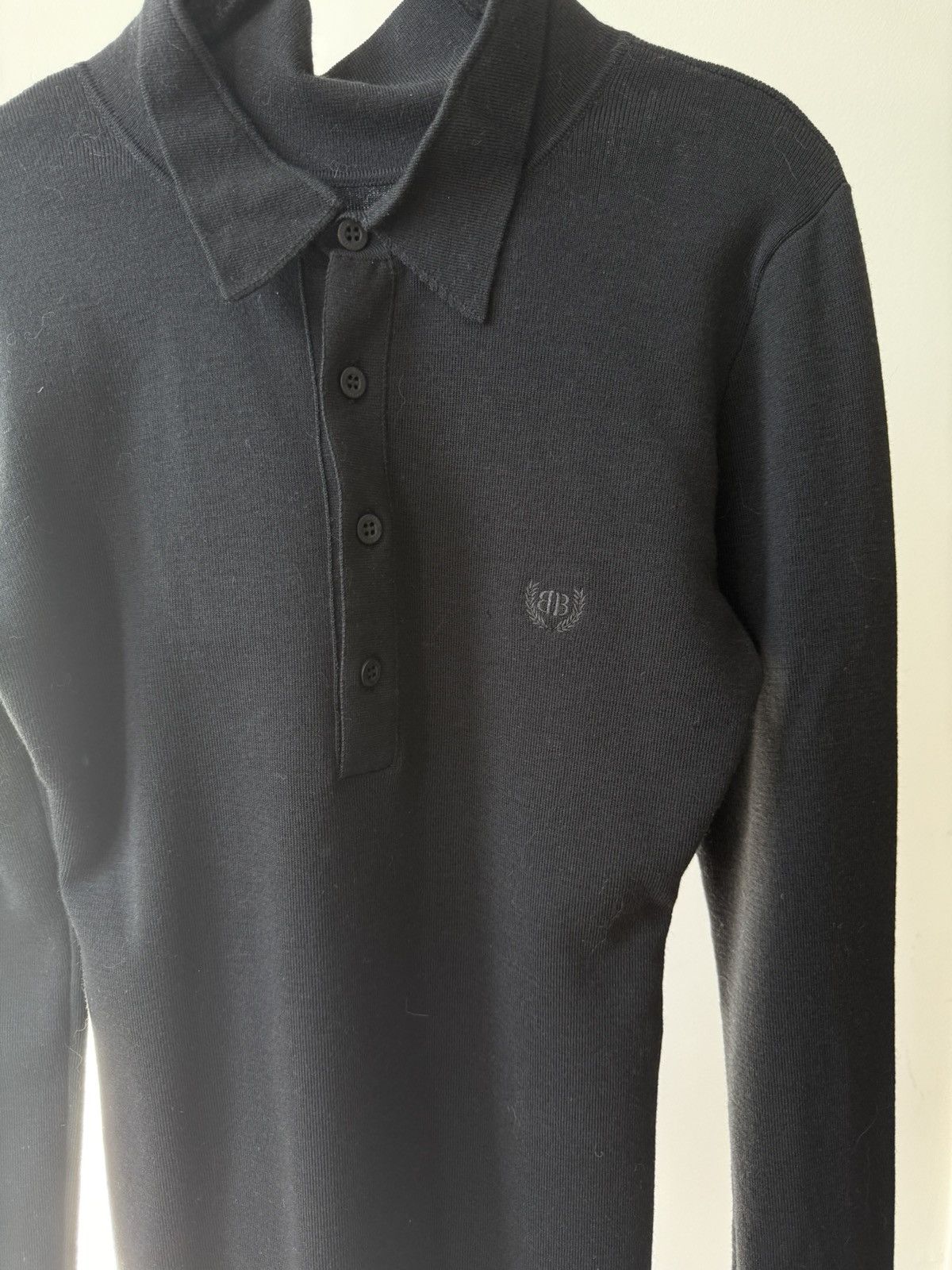 Balenciaga (SAMPLE) Balenciaga 25Summer Reverse Polo Knit Size US M / EU 48-50 / 2 - 3 Thumbnail