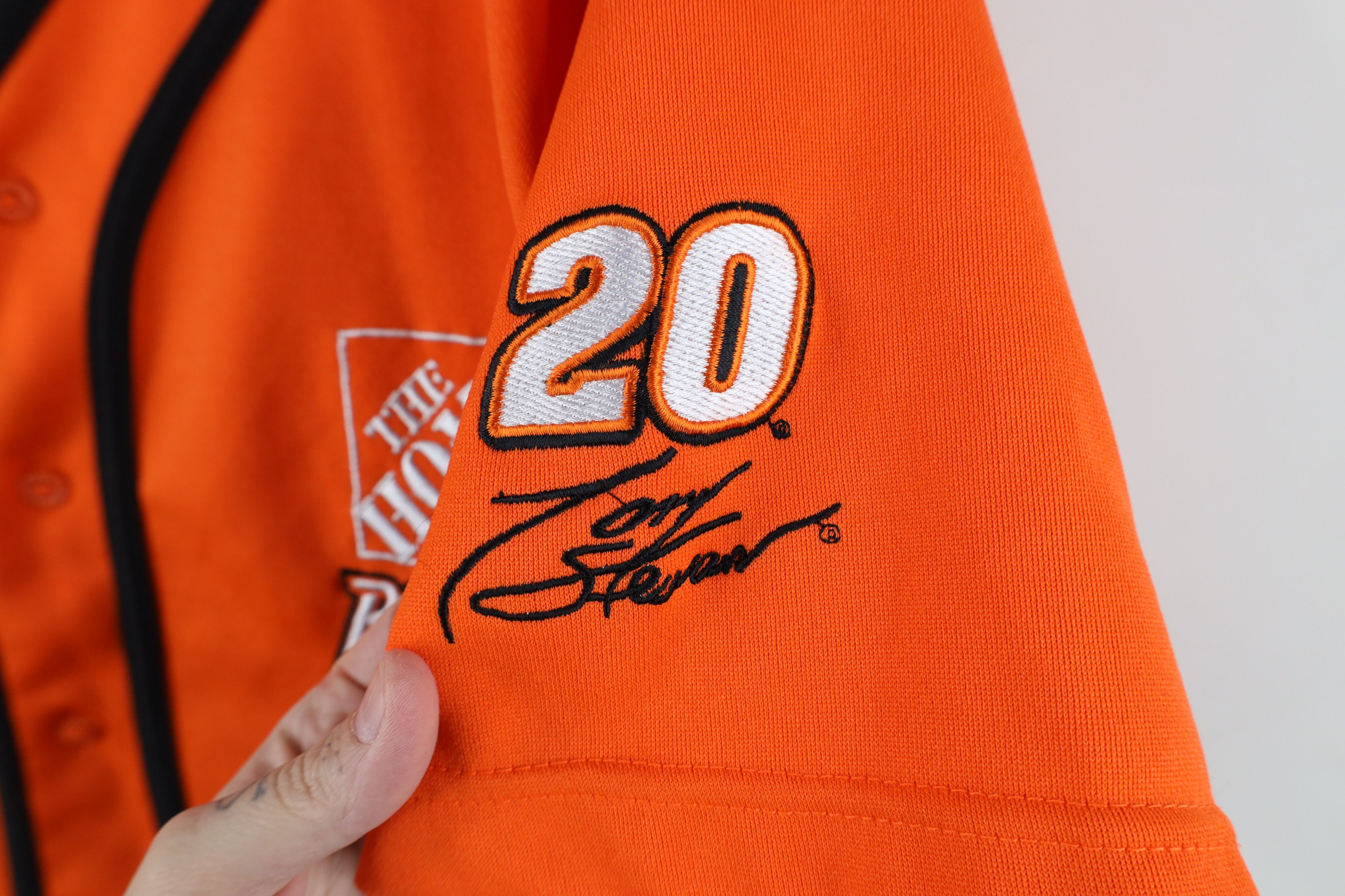 Vintage Vintage NASCAR Depot Tony Stewart Racing Baseball Jersey Size US L / EU 52-54 / 3 - 4 Thumbnail