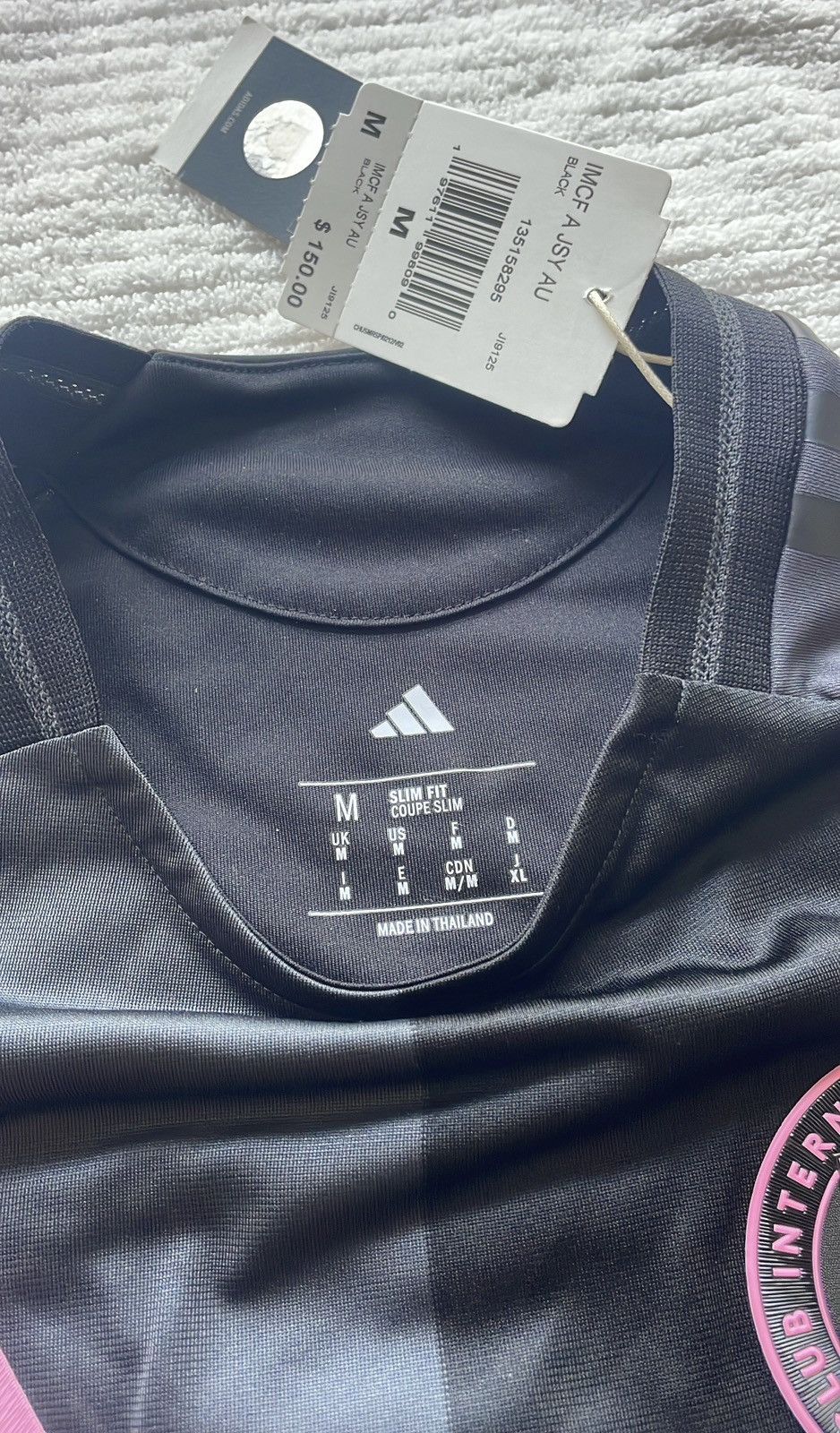 Adidas INTER MIAMI CF 25/26 AWAY AUTHENTIC JERSEY Size Medium Size US M / EU 48-50 / 2 - 4 Thumbnail