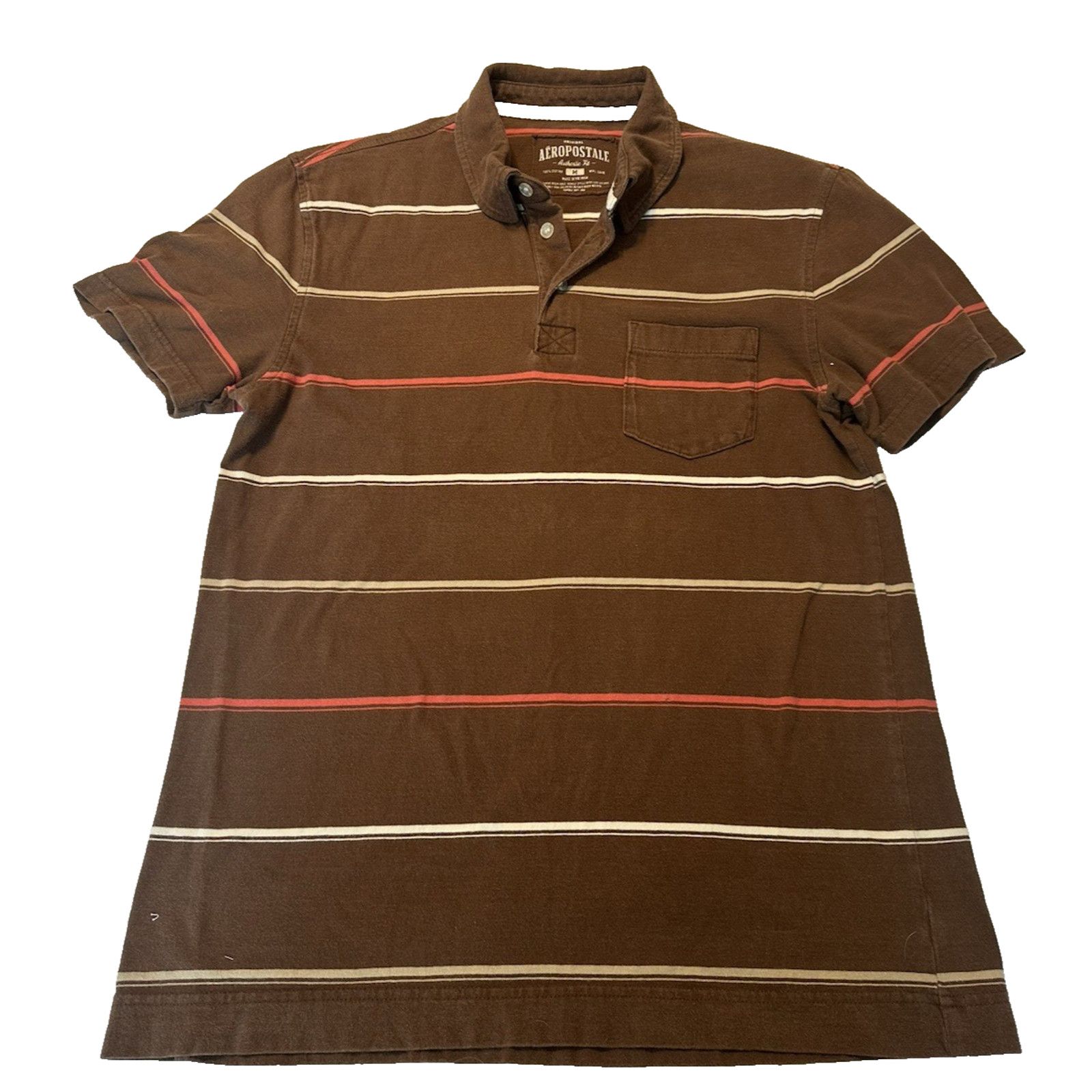 Aeropostale Aeropostale Original Authentic Fit Polo Med Shirt Classic Size US M / EU 48-50 / 2 - 1 Thumbnail