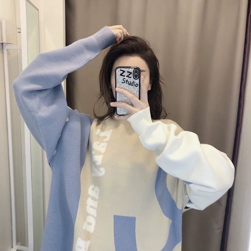 Other “Lazy and Busy” Oversized Statement Sweater – Size Large Size L / US 10 / IT 46 - 4 Thumbnail