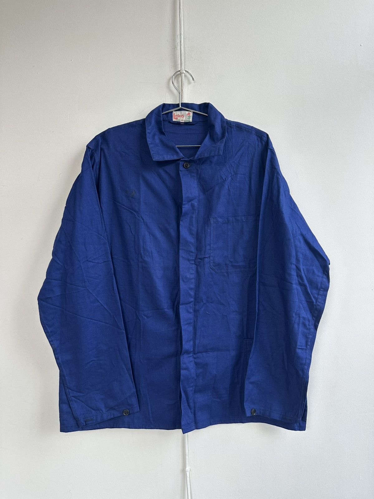 Other Lotus Vintage 70s French Workwear Chore Jacket Size US L / EU 52-54 / 3 - 10 Thumbnail
