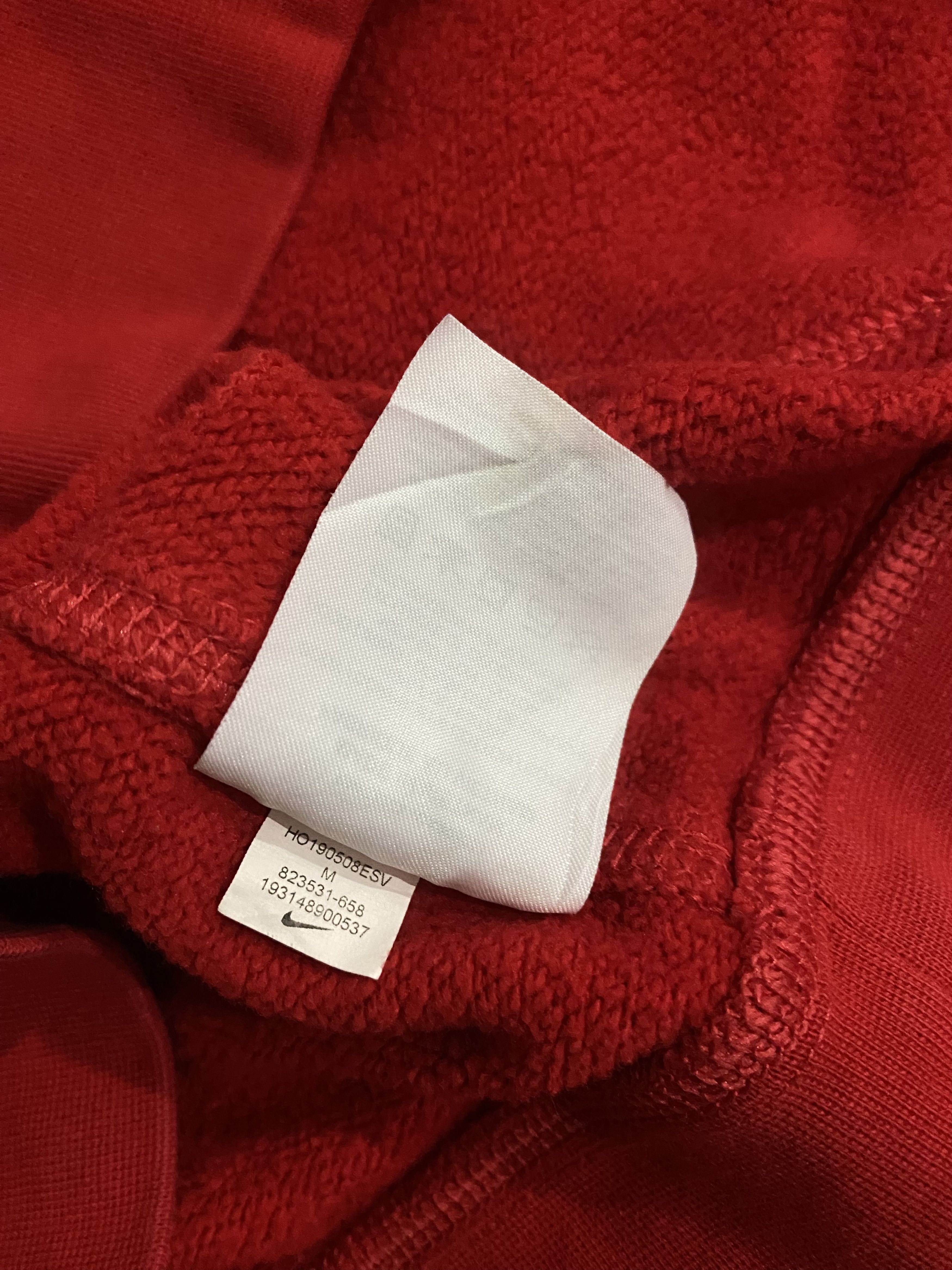 Nike Ziper Hoodie Red