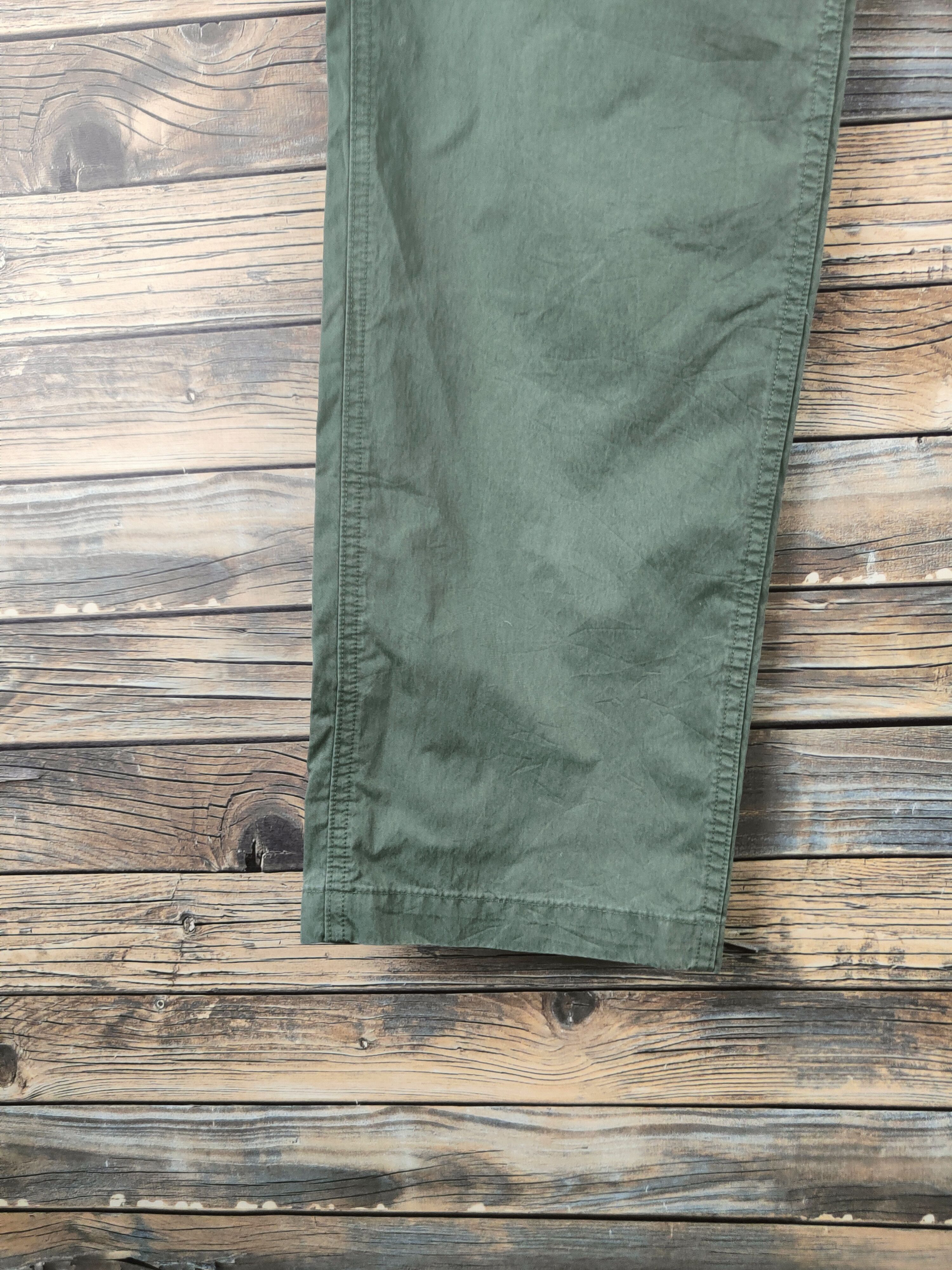 Japanese Brand Uniqlo Green Multipocket Cargo Pants #S2848 Size US 26 / EU 42 - 4 Thumbnail