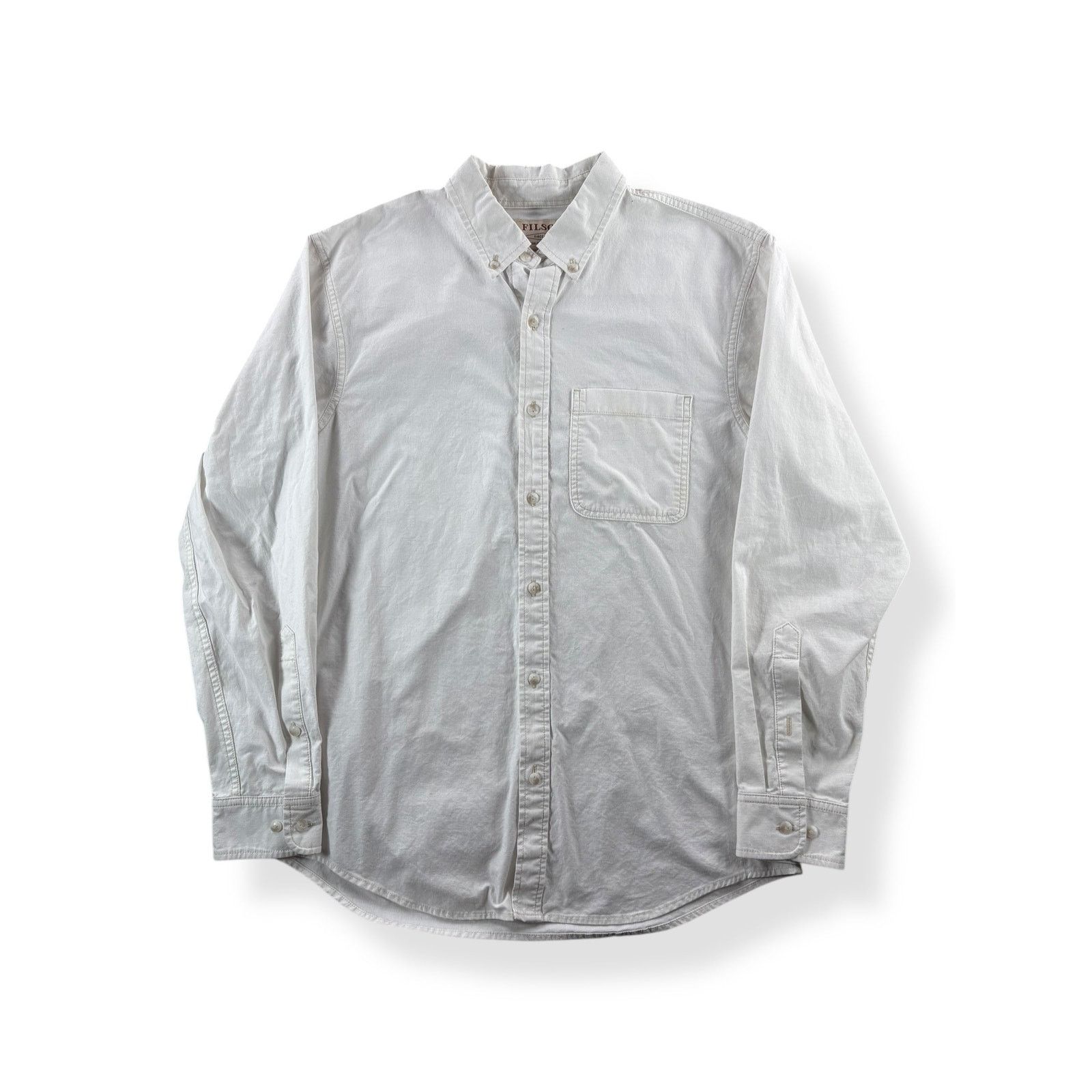 Filson Modern Filson White Button Up SZ M Size US M / EU 48-50 / 2 - 1 Thumbnail