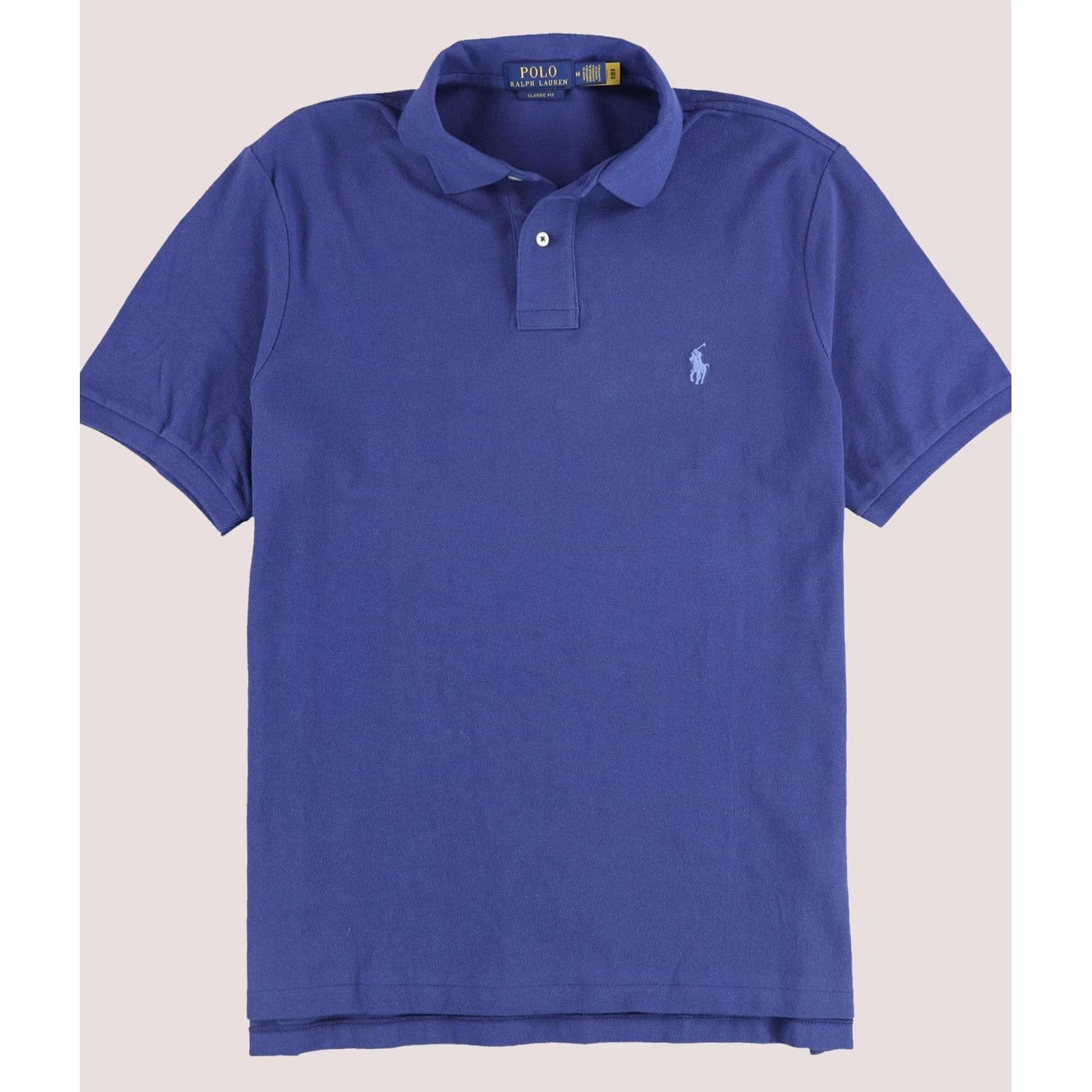 Ralph Lauren Ralph Lauren Mens Ribbed Collar Polo Shirt S navy Solid Size US S / EU 44-46 / 1 - 1 Thumbnail
