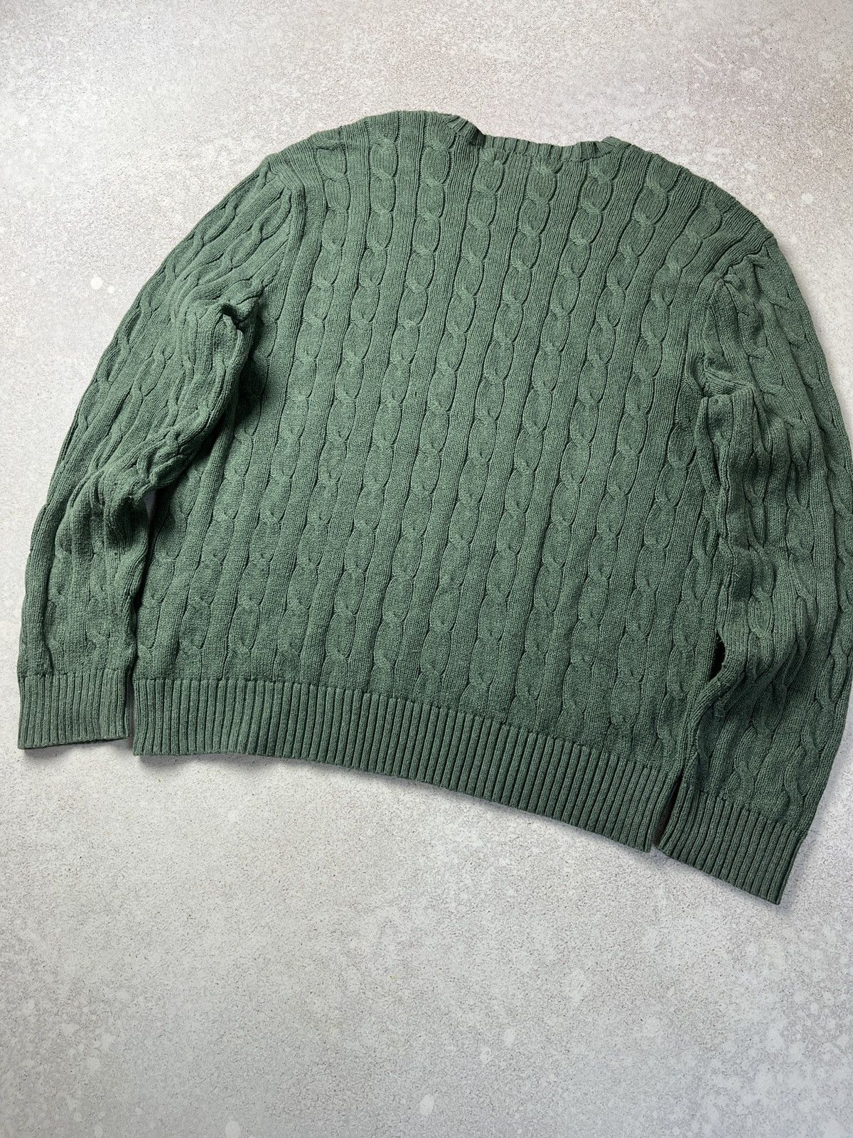 Polo Ralph Lauren DDP Polo Ralph Lauren Cable-Knit Sweater Small Logo Size US XL / EU 56 / 4 - 6 Thumbnail