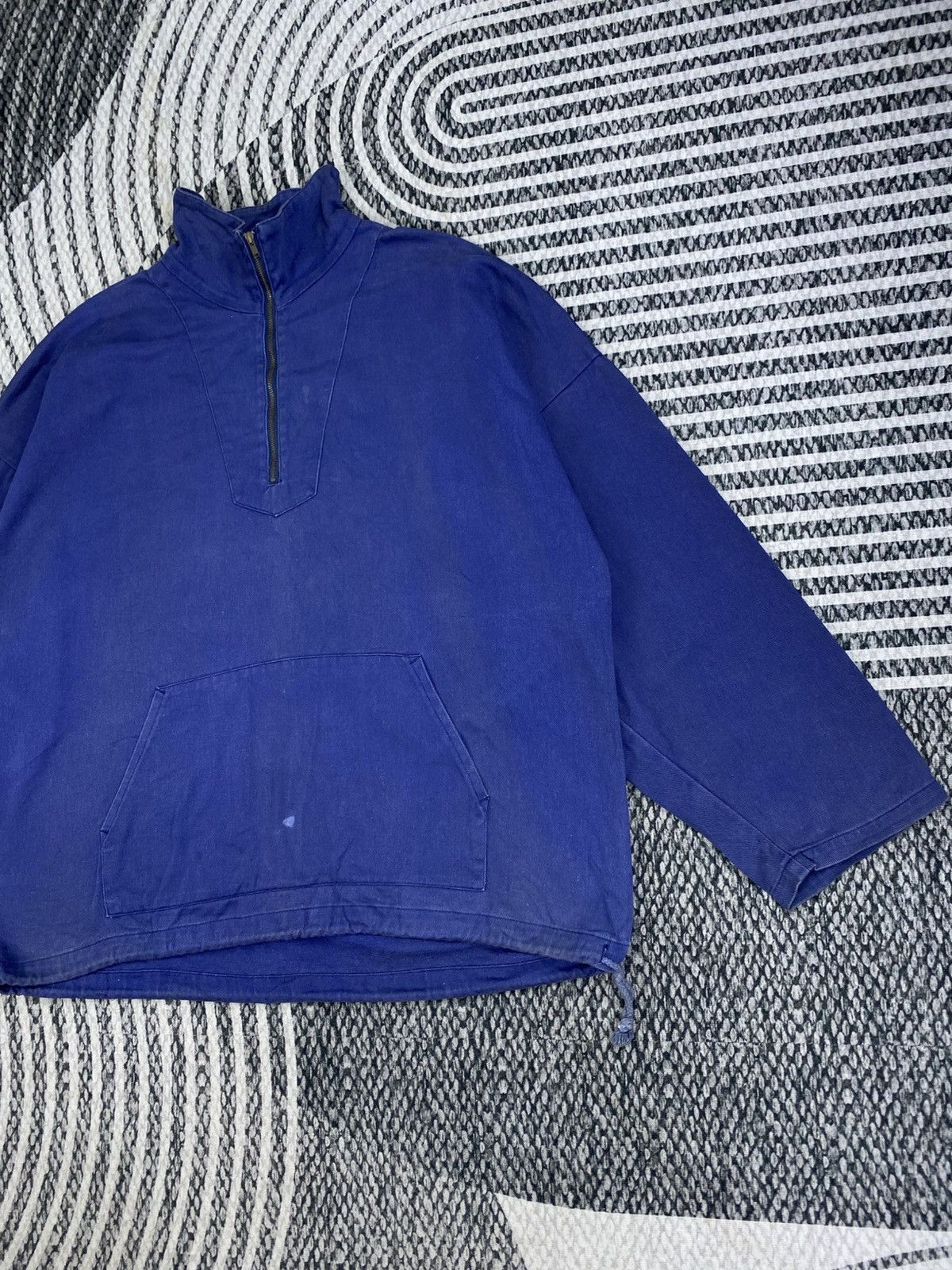 Japanese Brand Vintage Drowning Double Pocket Halfzip Sweatshirt Size US XL / EU 56 / 4 - 3 Thumbnail
