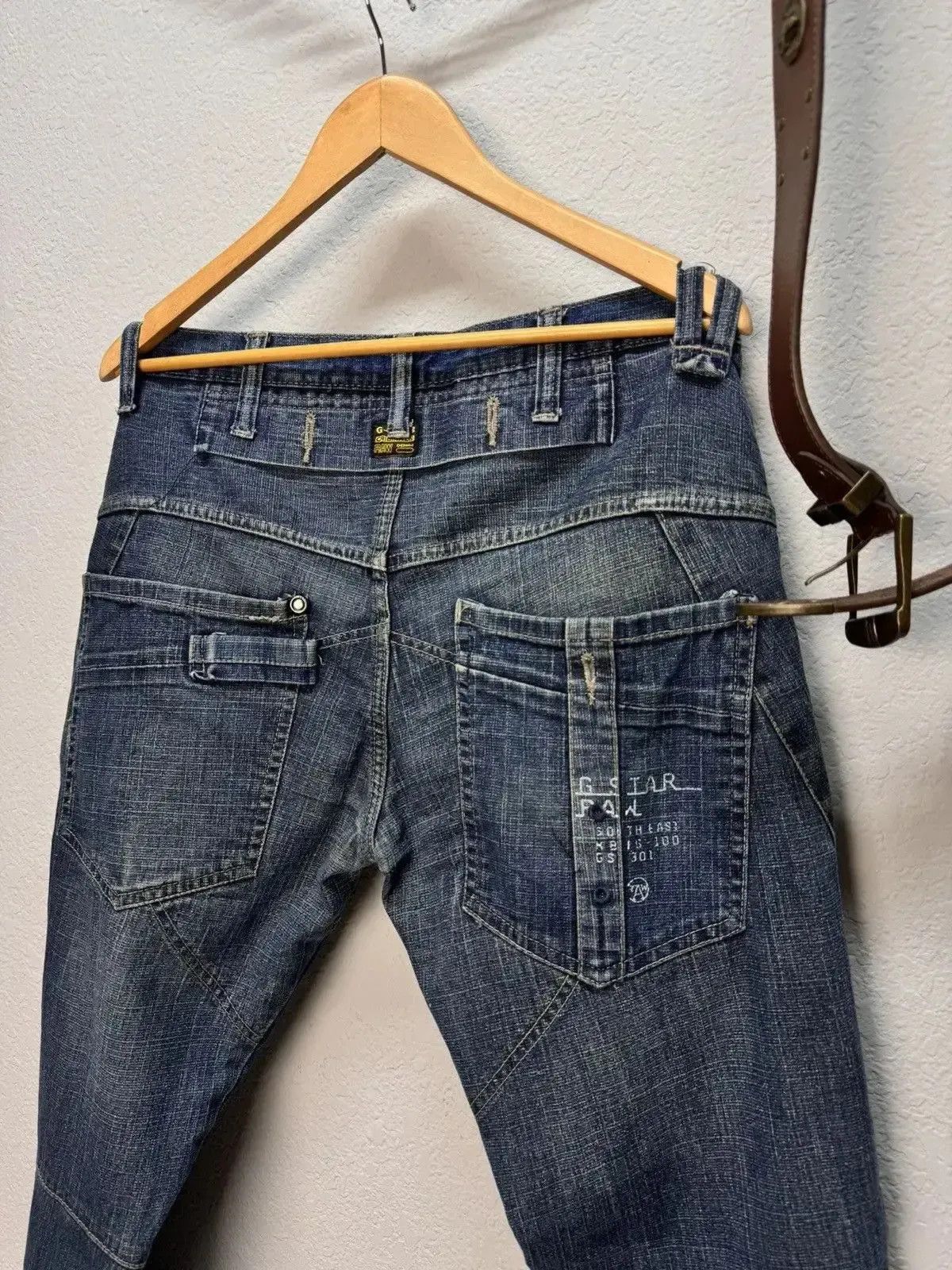 Vintage Junya Watanabe Style G Star raw Bondage Cargo Pans Size US 34 / EU 50 - 9 Thumbnail