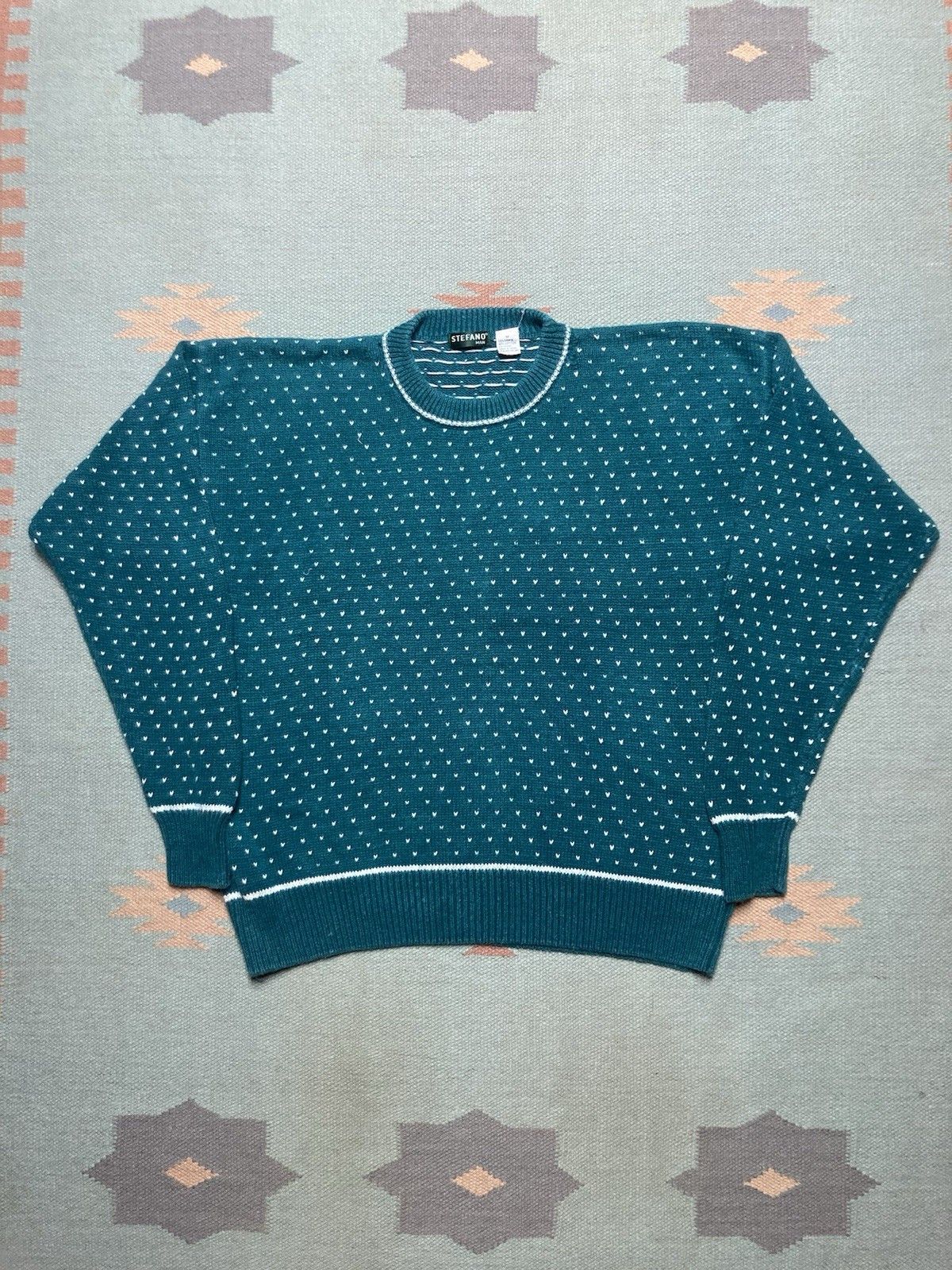 Vintage Vintage 80s sweater ramie cotton Birds Eye Stefano medium Size US M / EU 48-50 / 2 - 1 Thumbnail