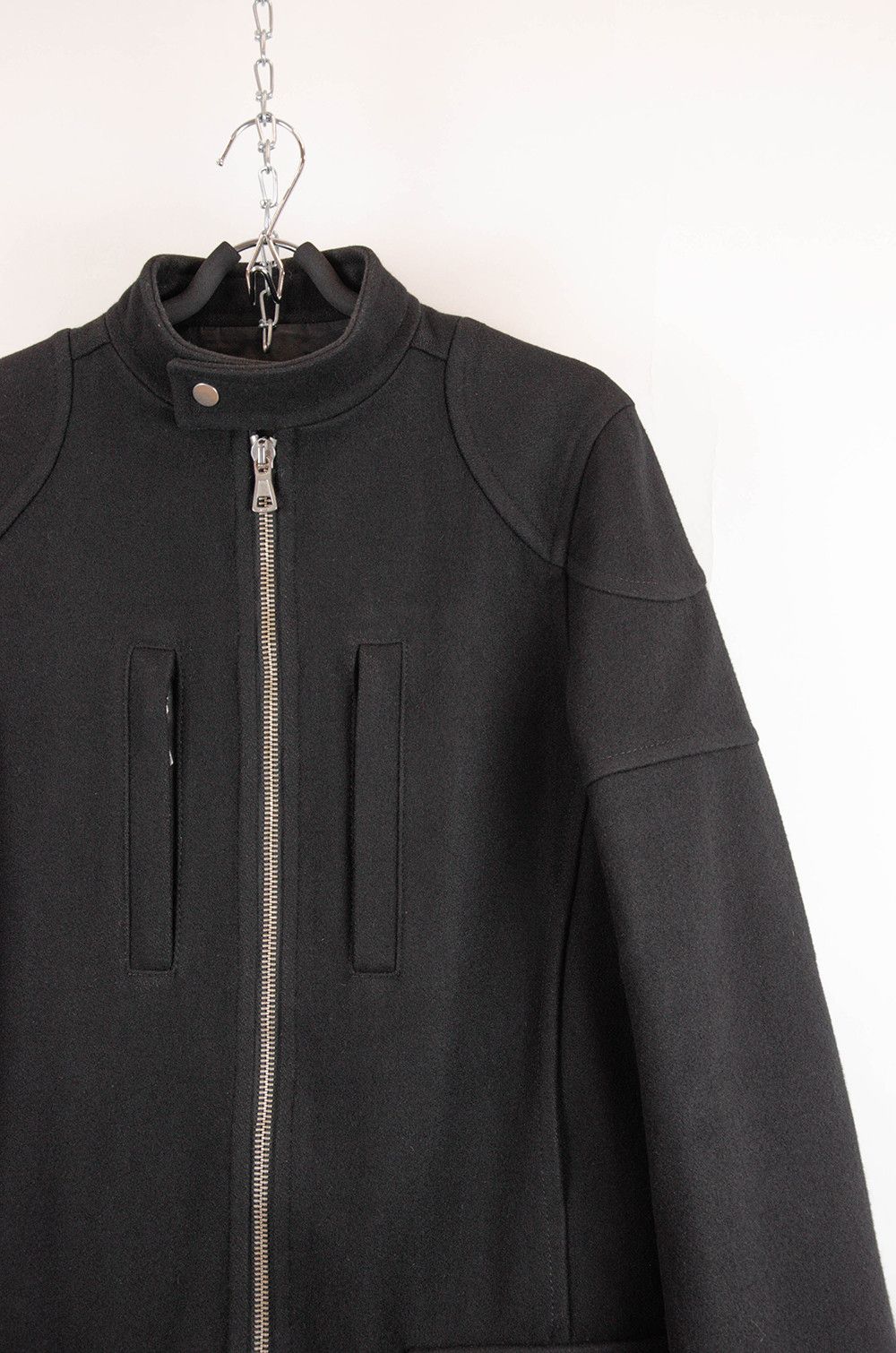 Dsquared2 Dsquared2 Italian Wool Long Coat Black IT48 Size US M / EU 48-50 / 2 - 4 Thumbnail