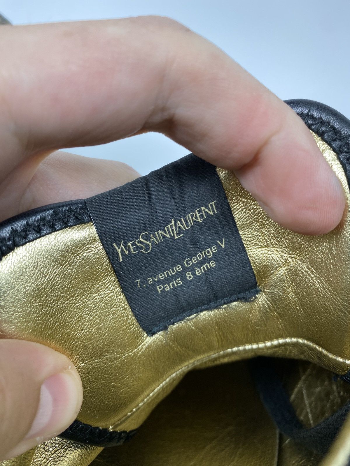 Saint Laurent Paris × Yves Saint Laurent YSL Saint Laurent Pony Hair Hi-Top Sneakers Leopard Print 39 Size US 9 / IT 39 - 12 Thumbnail