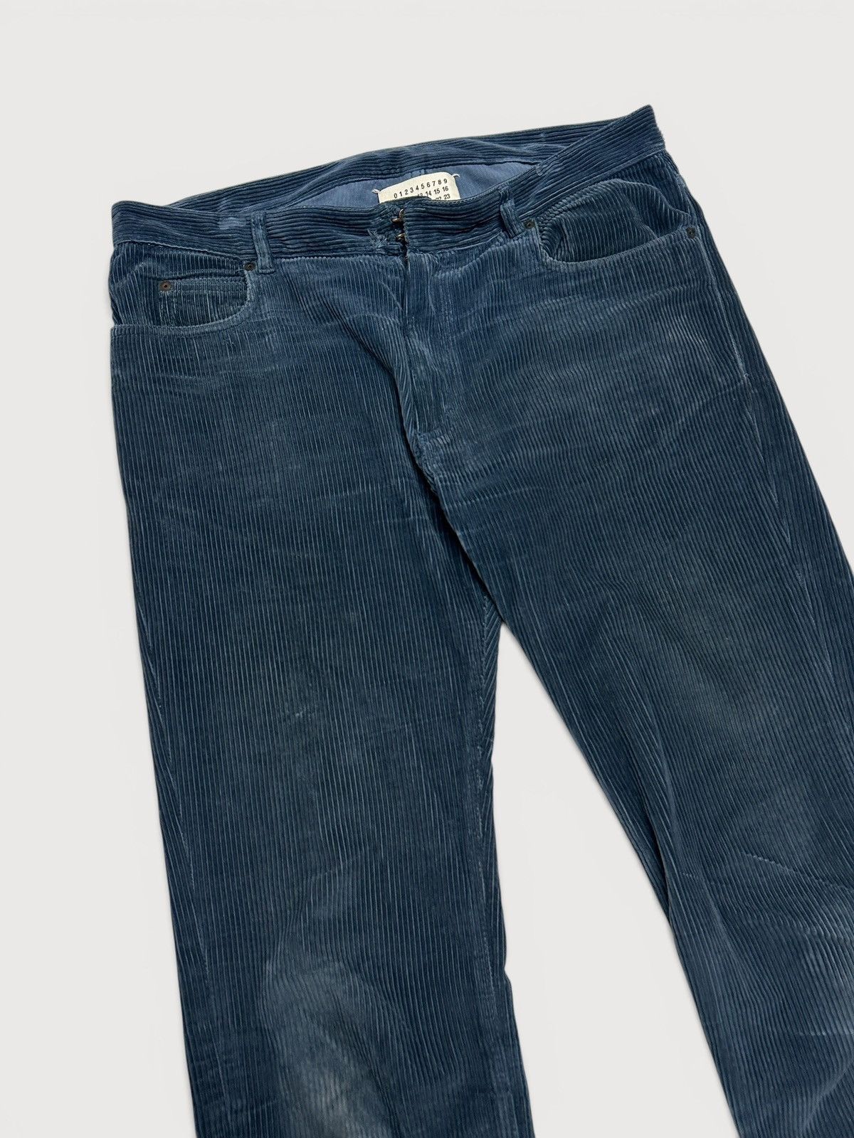 Maison Margiela FW2015 Blue Corduroy Pants Size US 34 / EU 50 - 3 Thumbnail