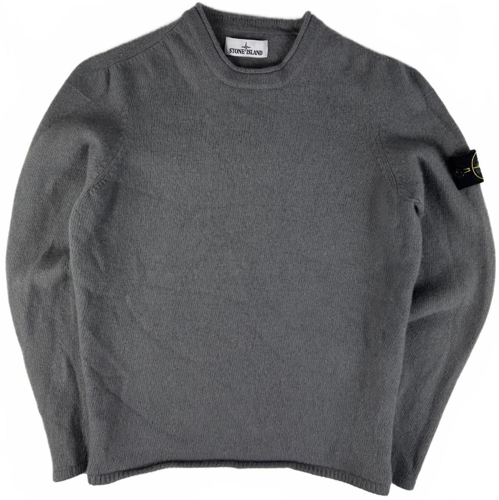 Stone Island Stone Island Wool Knit Jumper Grey Small Size US S / EU 44-46 / 1 - 1 Thumbnail