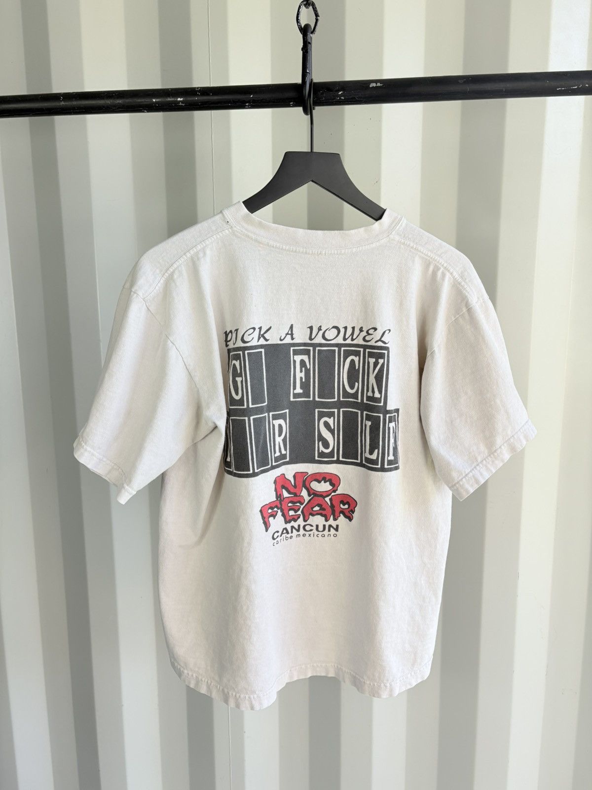 Vintage Vintage Go Fuck Yourself Shirt Distressed Faded Grunge Size US M / EU 48-50 / 2 - 1 Thumbnail