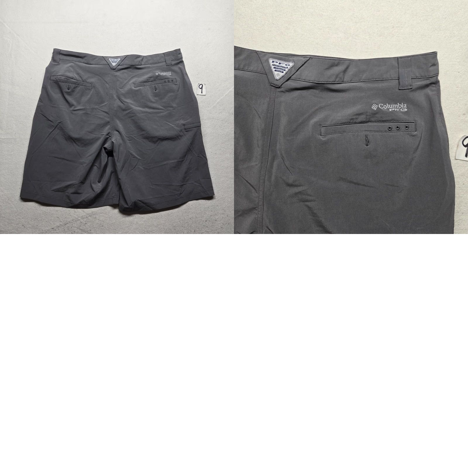 Vintage Columbia Cargo Shorts Men Regular 40 Gray 10" Inseam Casual Outdoor Pants Regular Fit Shortens 40 Mens Size US 40 / EU 56 - 8 Thumbnail