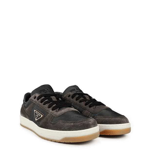Prada Downtown Delavé Suede Trainers Size US 8 / EU 41 - 4 Thumbnail