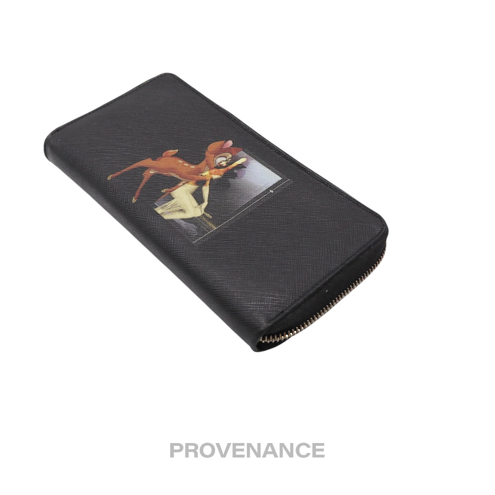 Givenchy 🔴 Givenchy x Disney Zip Long Wallet - Bambi Black Size ONE SIZE - 3 Thumbnail
