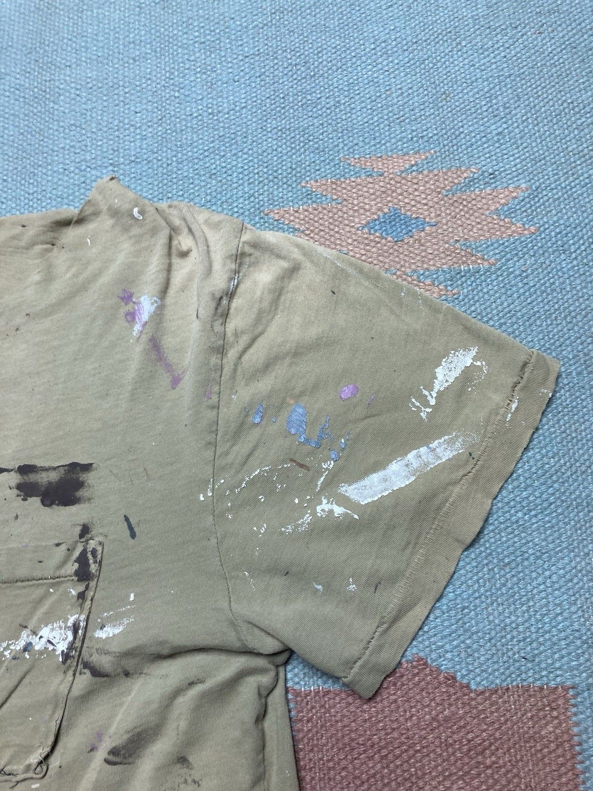 Urban Outfitters Urban outfitters pocket t shirt paint distressed splatter M Size US M / EU 48-50 / 2 - 4 Thumbnail