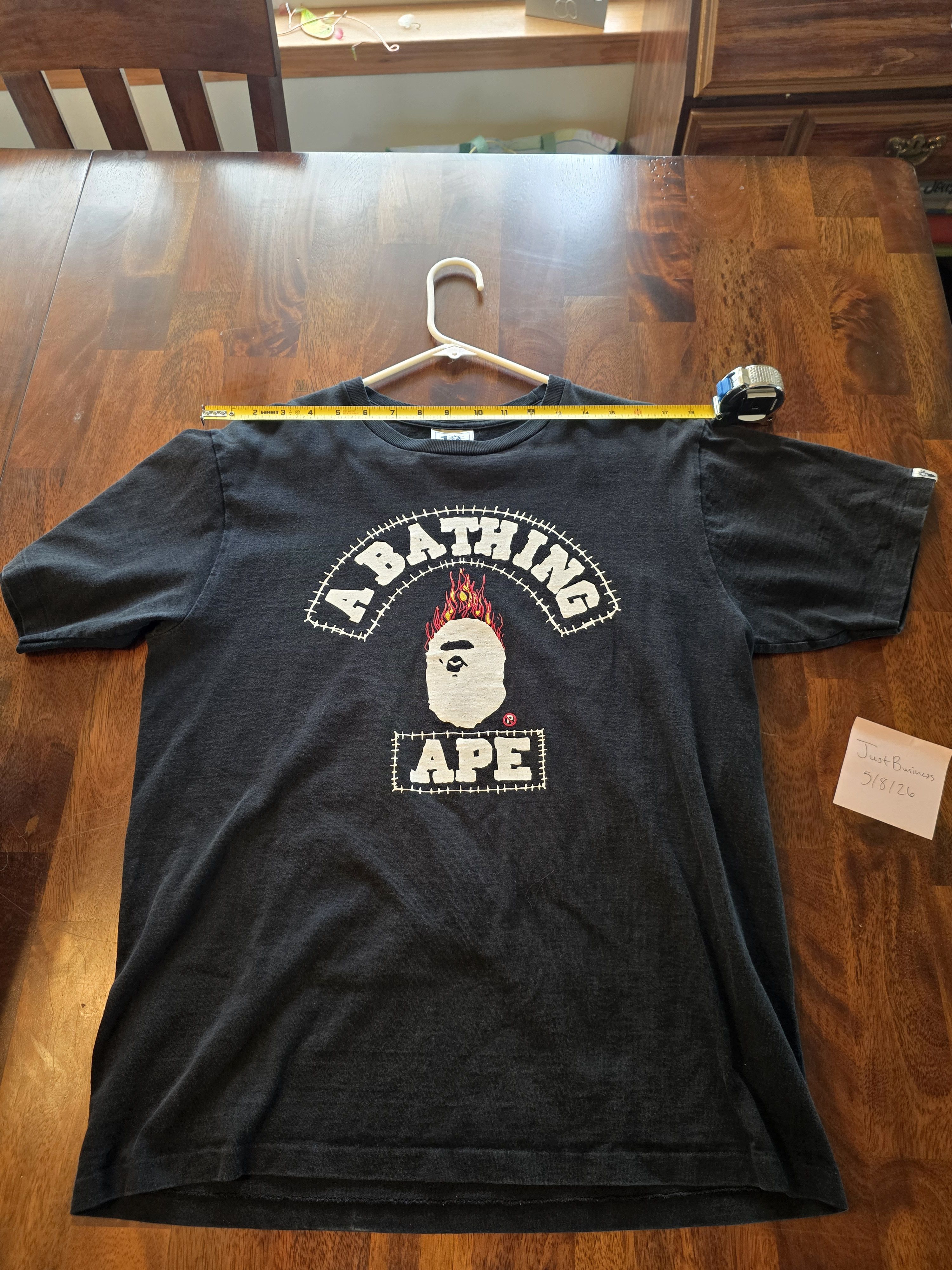 Bape Bape x Travis Scott 10th Anniversary Tee Size US L / EU 52-54 / 3 - 6 Thumbnail