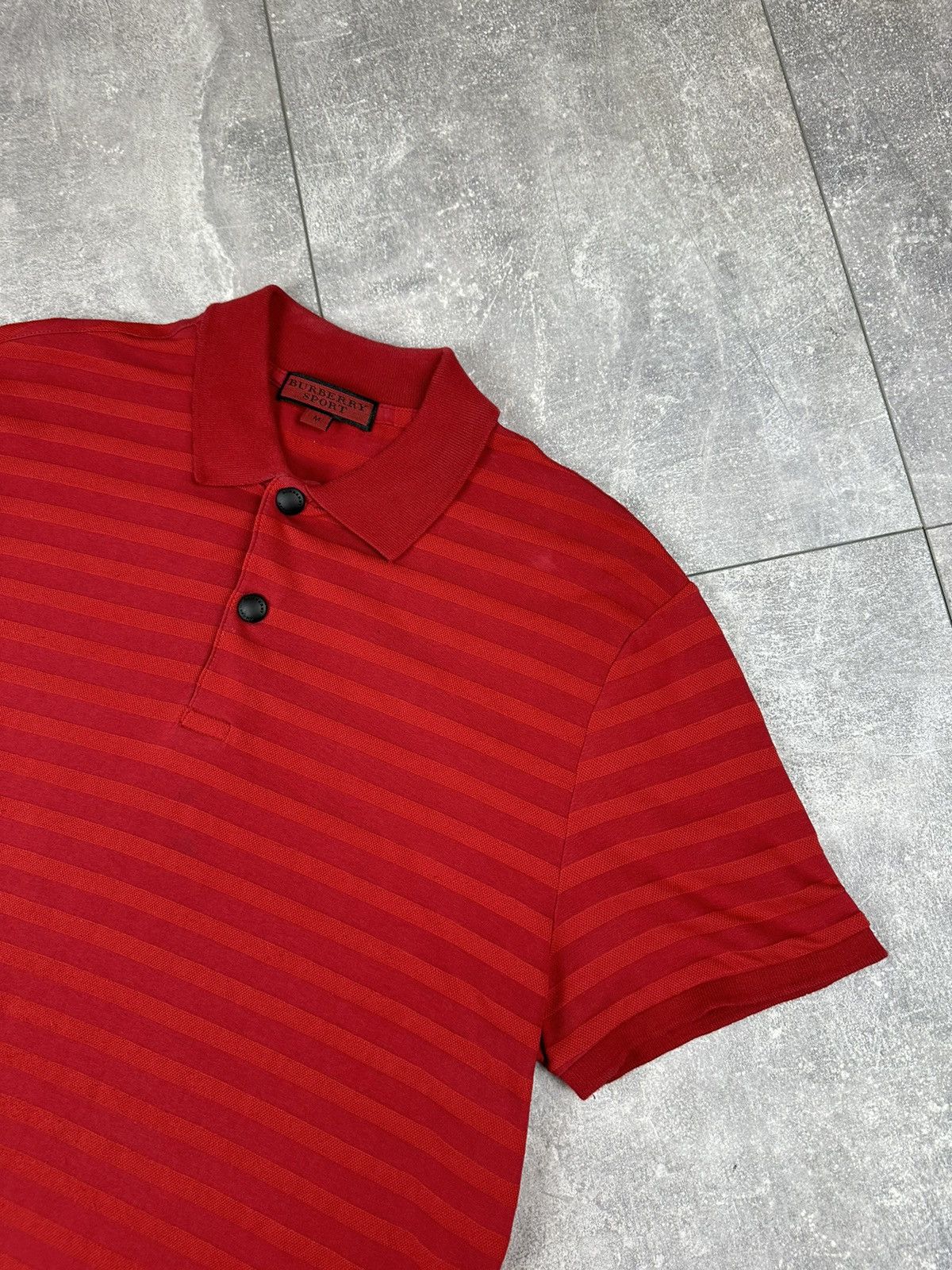 Burberry Burberry Sport Luxury Red Mens Polo Size US M / EU 48-50 / 2 - 3 Thumbnail