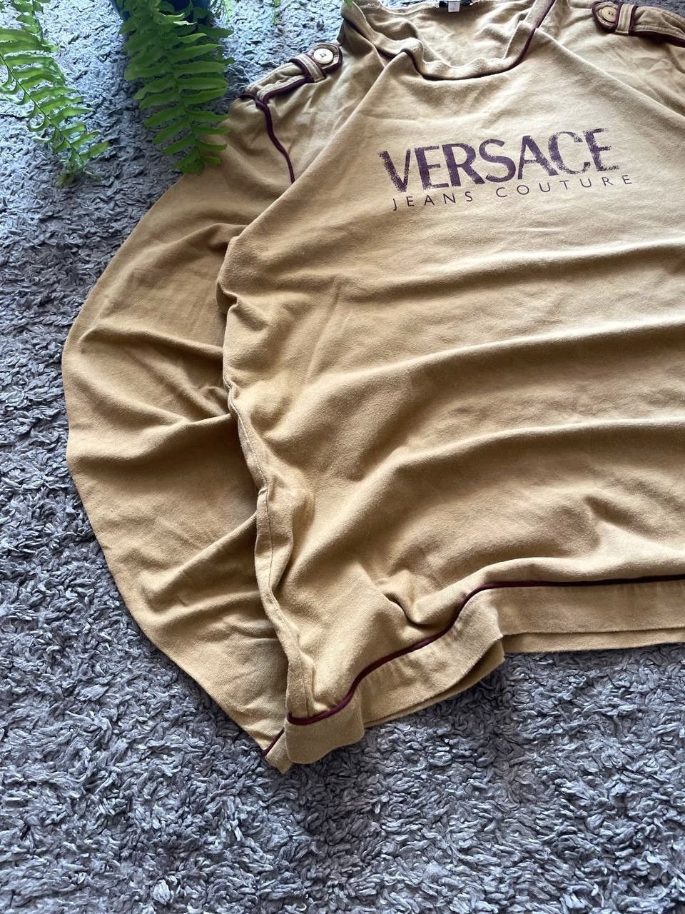 Versace × Vintage 00s Versace Long-Sleeve Streetwear Luxury Big Logo Rare Size US L / EU 52-54 / 3 - 6 Thumbnail