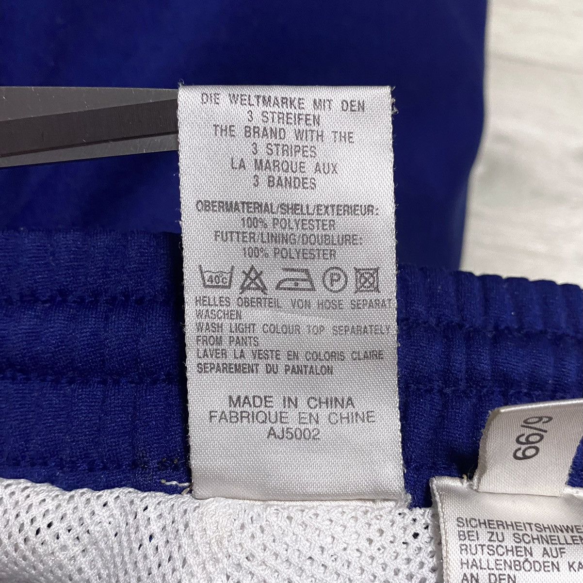 Adidas Adidas AW’99 Side Stripe Embroidered Logo Zip Track Pants Size US 30 / EU 46 - 20 Thumbnail