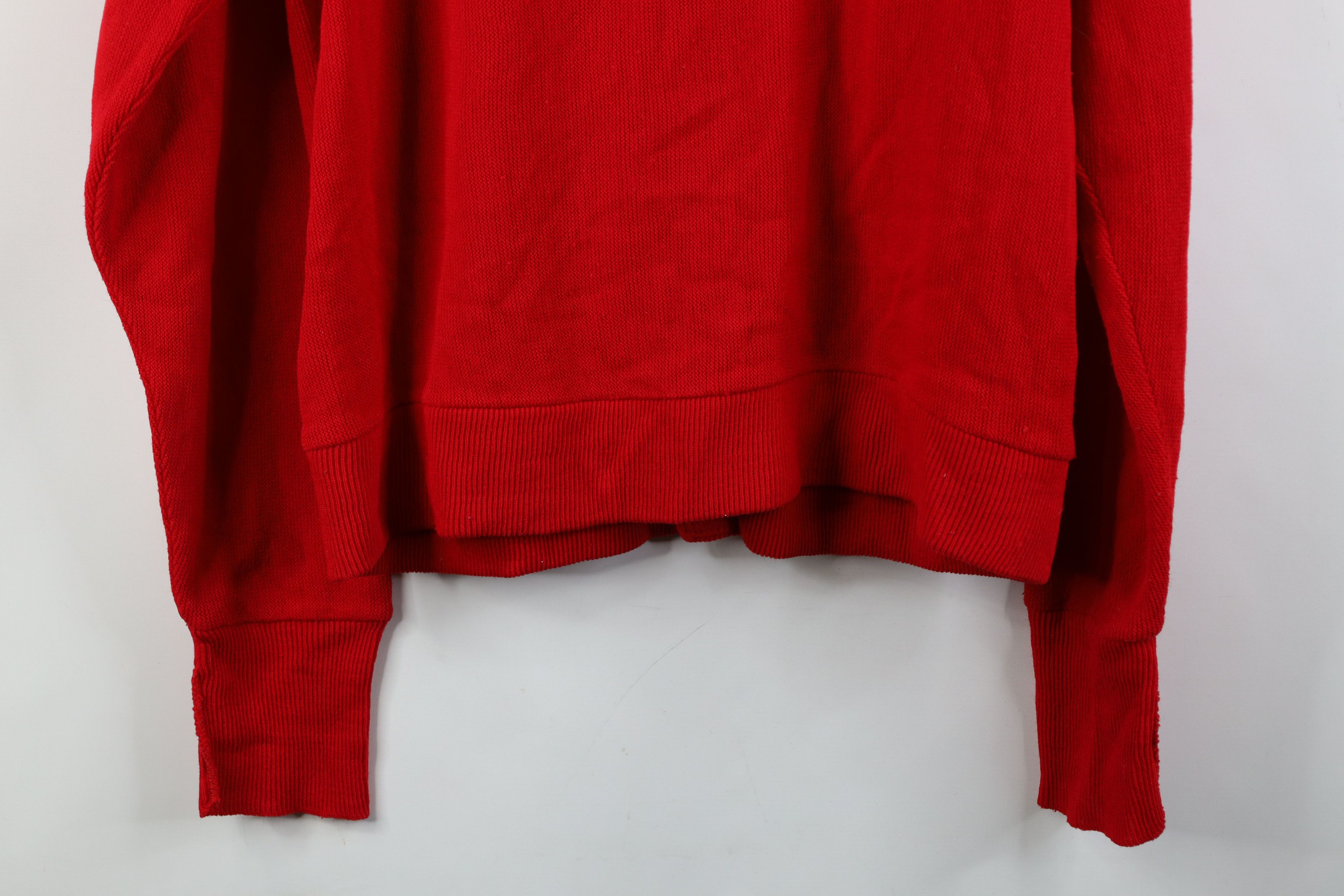 Vintage Vintage 70s Streetwear Knit Cardigan Sweater Red Acrylic USA Size US M / EU 48-50 / 2 - 12 Thumbnail