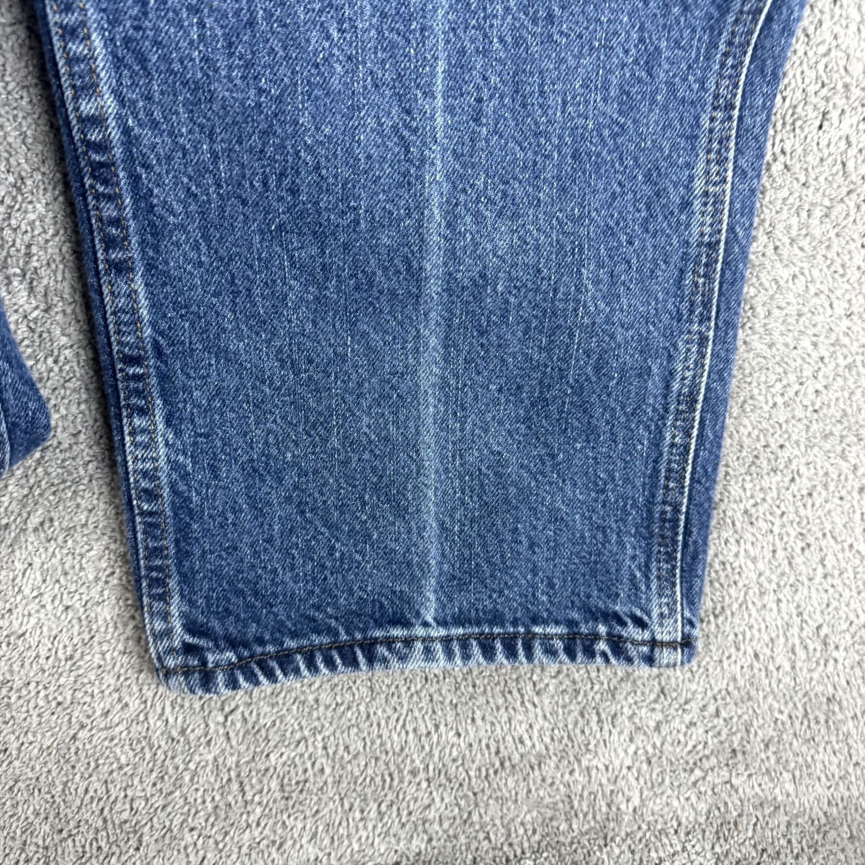 Vintage Cabela's Carpenter Jeans Mens 36x34 Blue Straight Relaxed Denim Workwear 9533 Size US 36 / EU 52 - 5 Thumbnail