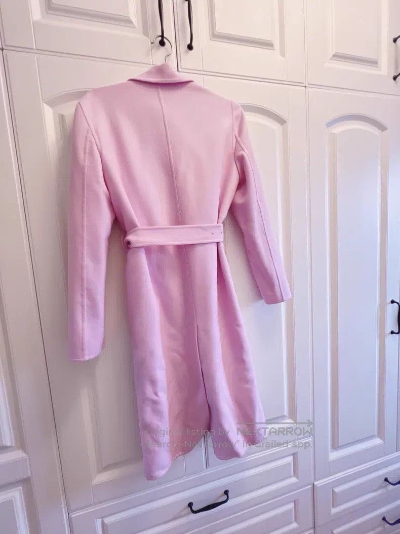 Versace Versace Pink wool coat Size S / US 4 / IT 40 - 2 Thumbnail