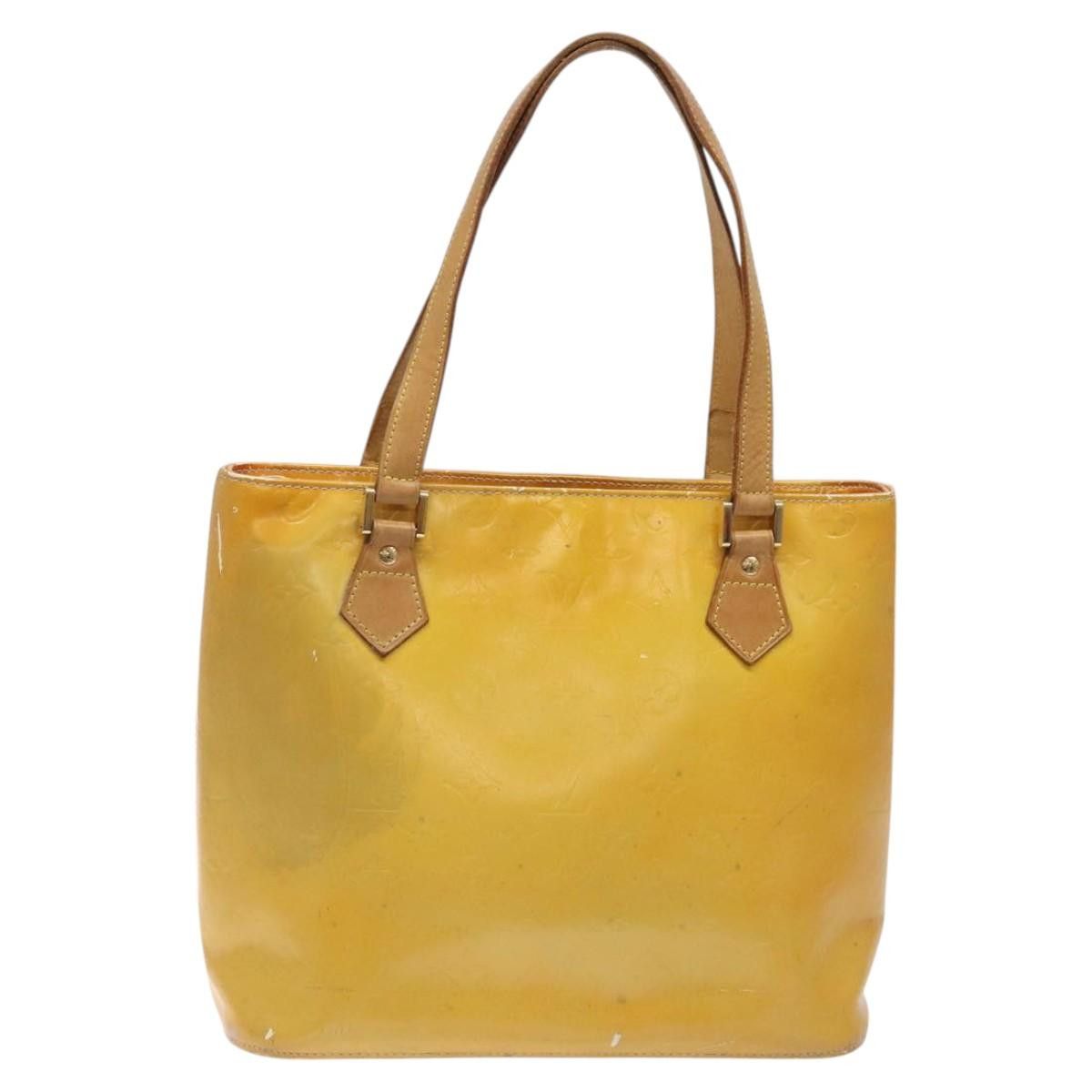 Louis Vuitton LOUIS VUITTON Monogram Vernis Houston Hand Bag Gris M91053 Size ONE SIZE - 2 Thumbnail
