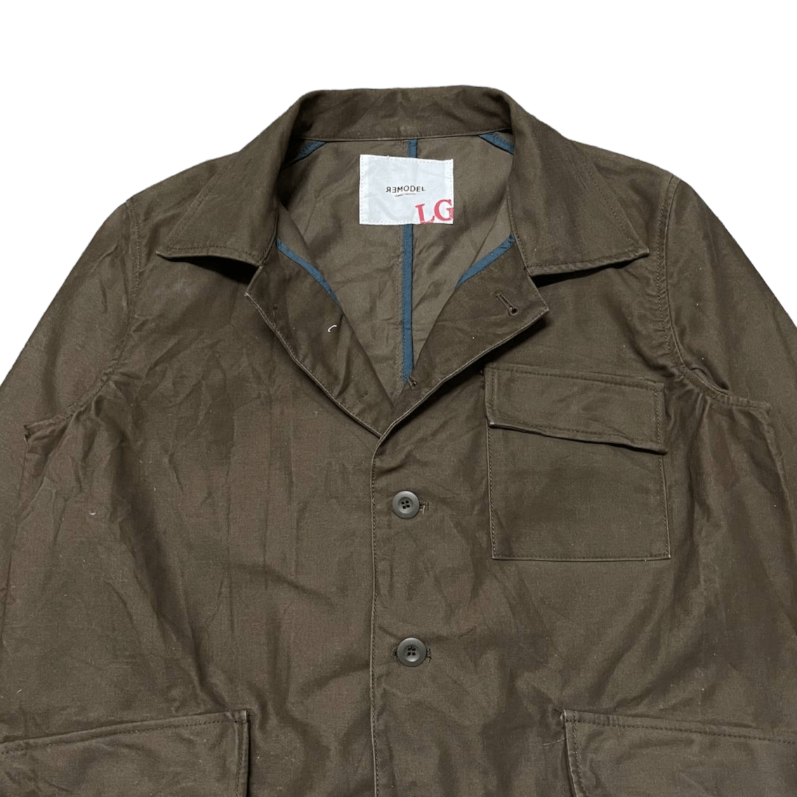 Japanese Brand Vintage Remodel Connect Modified Chore Coat Size US L / EU 52-54 / 3 - 5 Thumbnail