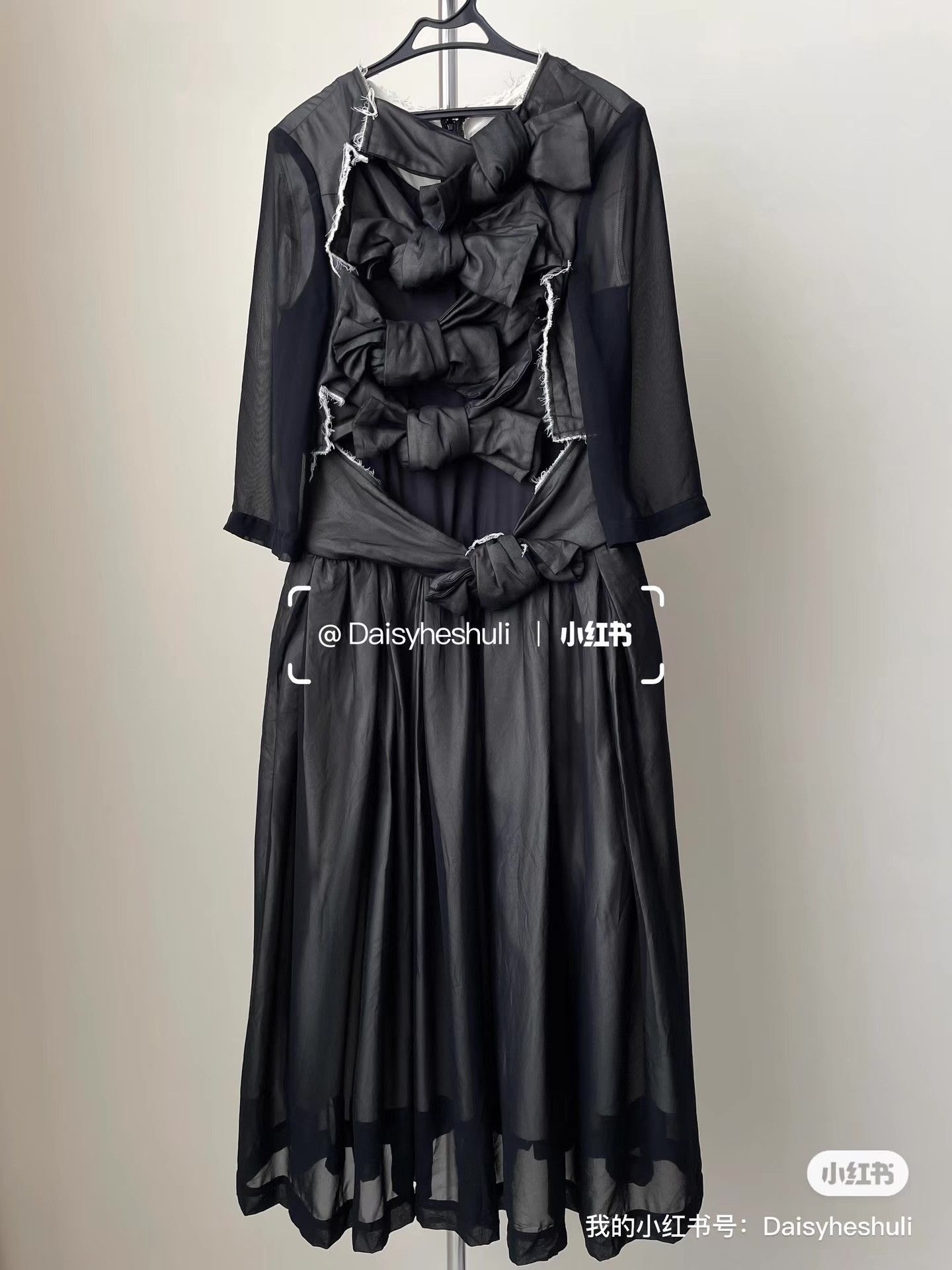 Comme des Garcons Comme des Garçons CDG Main Line Bow Mesh Dress Ｑ24 Size XS / US 0-2 / IT 36-38 - 1 Thumbnail
