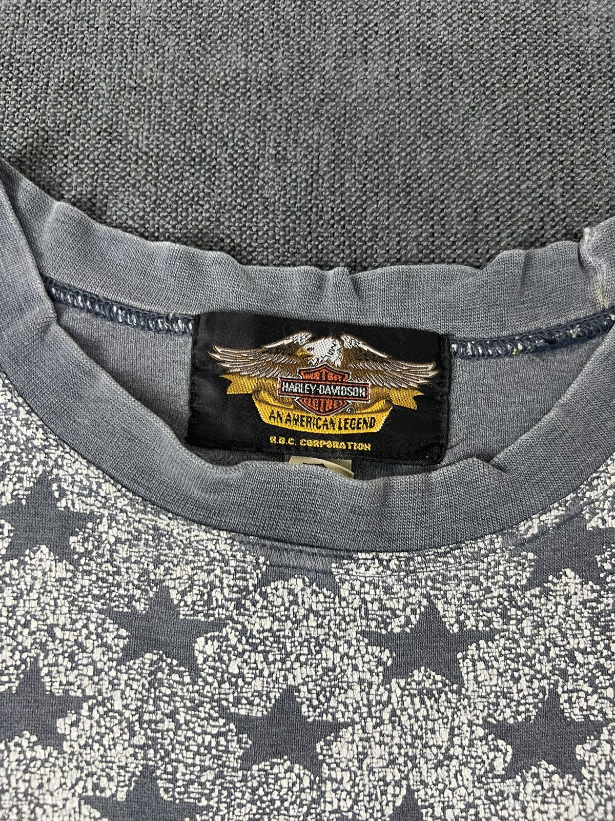 Harley Davidson vintage-style Harley-Davidson American flag graphic t-shirt Size US XL / EU 56 / 4 - 4 Thumbnail