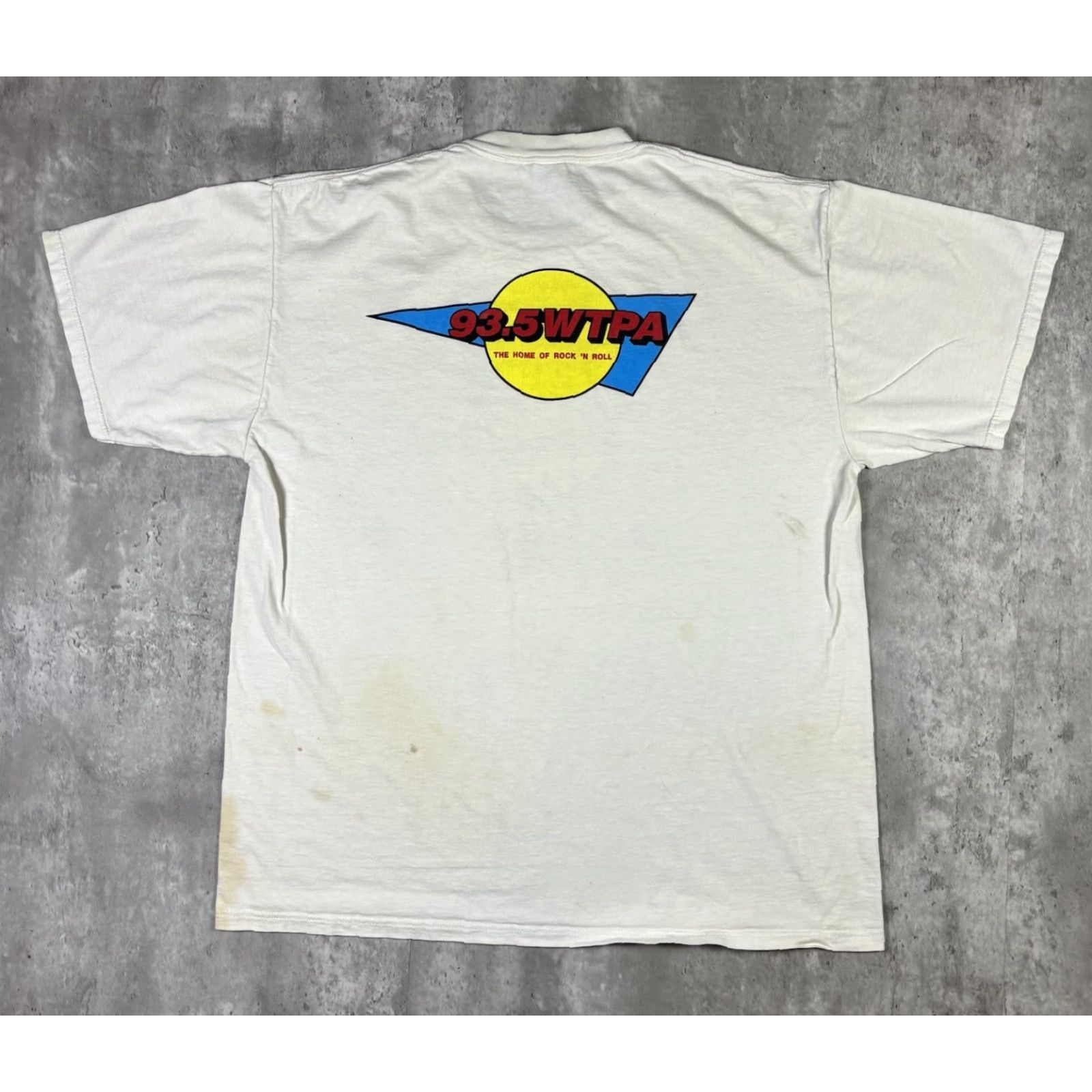 Jerzees VINTAGE Jerzees The Three Eyed Turtle Bar Beer Promo T Shirt XL White Crew Neck Short Sleeve Mens Size US XL / EU 56 / 4 - 2 Thumbnail
