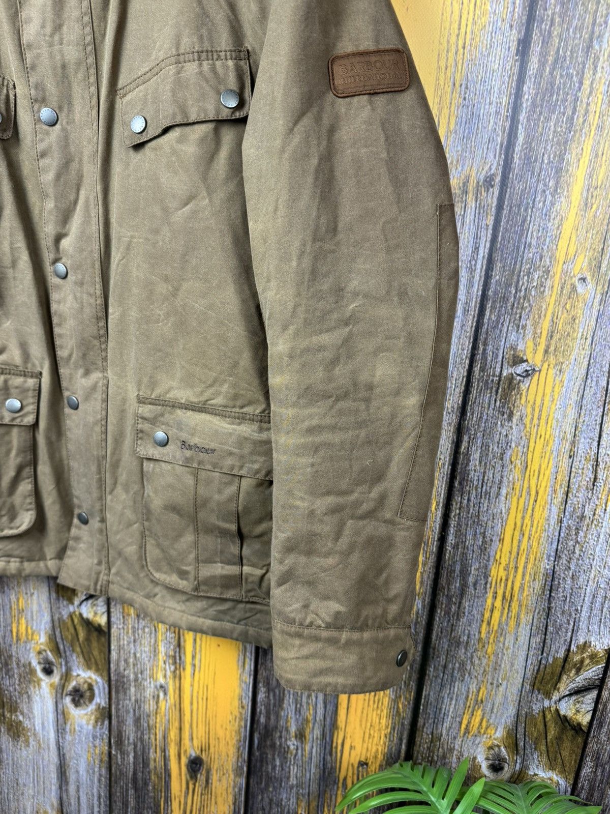 Barbour Barbour Vintage Wax Duke Jacket Bomber Moto Size L Size US L / EU 52-54 / 3 - 12 Thumbnail