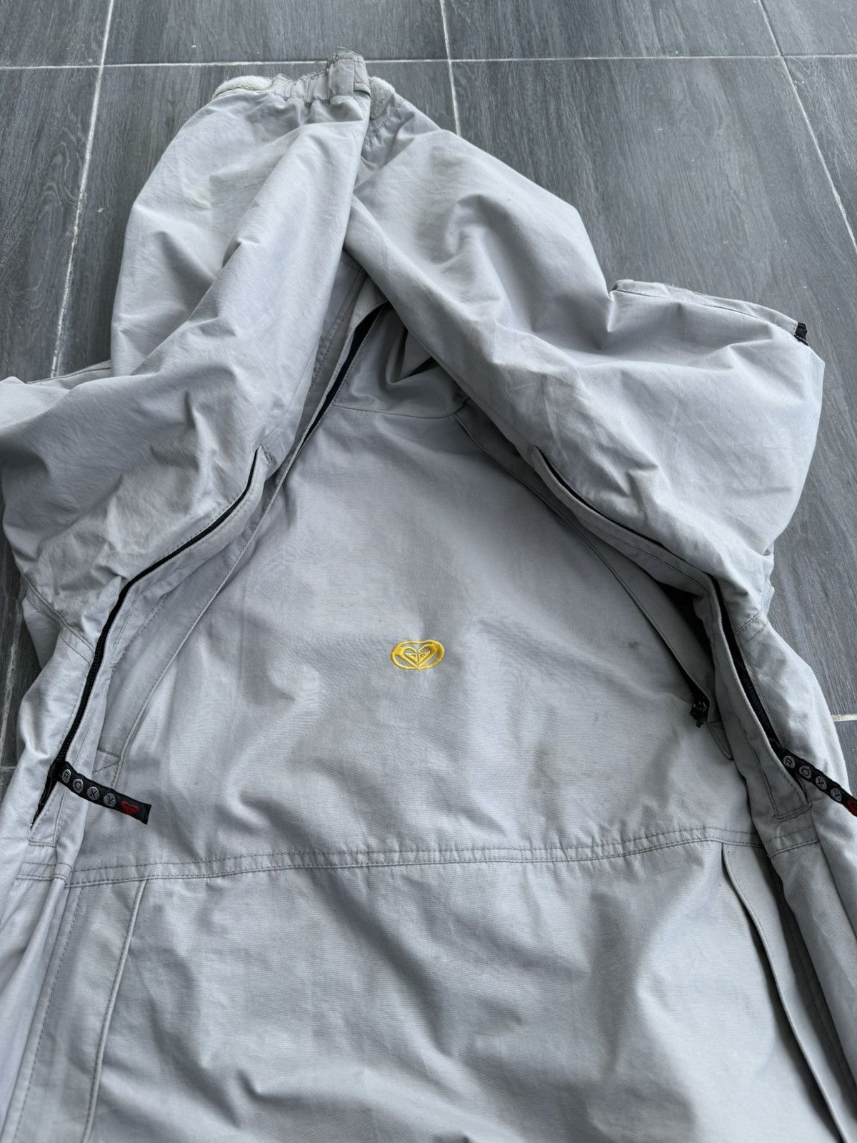 Quiksilver Rare Design! Vintage ROXY by QUIKSILVER Multizip Snow Jacket Size S / US 4 / IT 40 - 9 Thumbnail