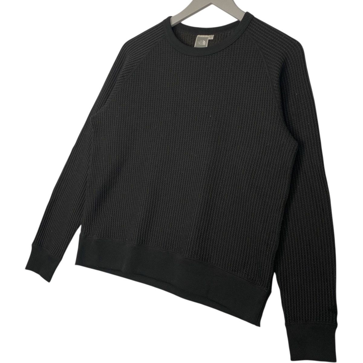Other Vintage 90s The North Face Waffle Sweatshirt Crewneck Brown Size US L / EU 52-54 / 3 - 2 Thumbnail