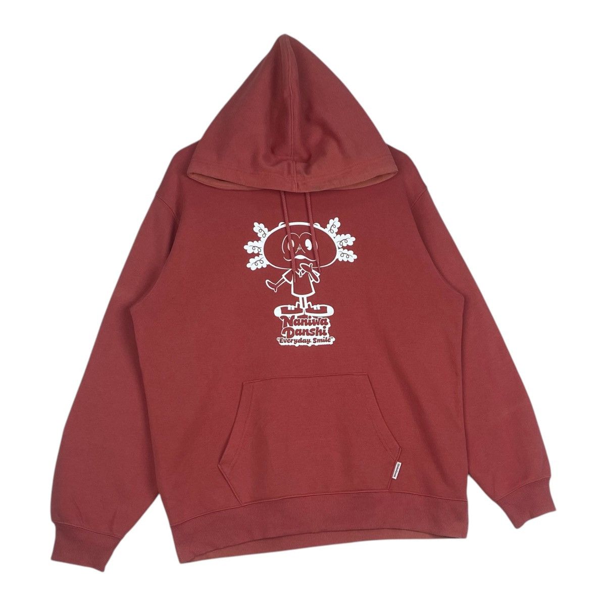 Designer × Vintage Vintage Naniha Danshi Hoodie Red Size L / US 10 / IT 46 - 3 Thumbnail