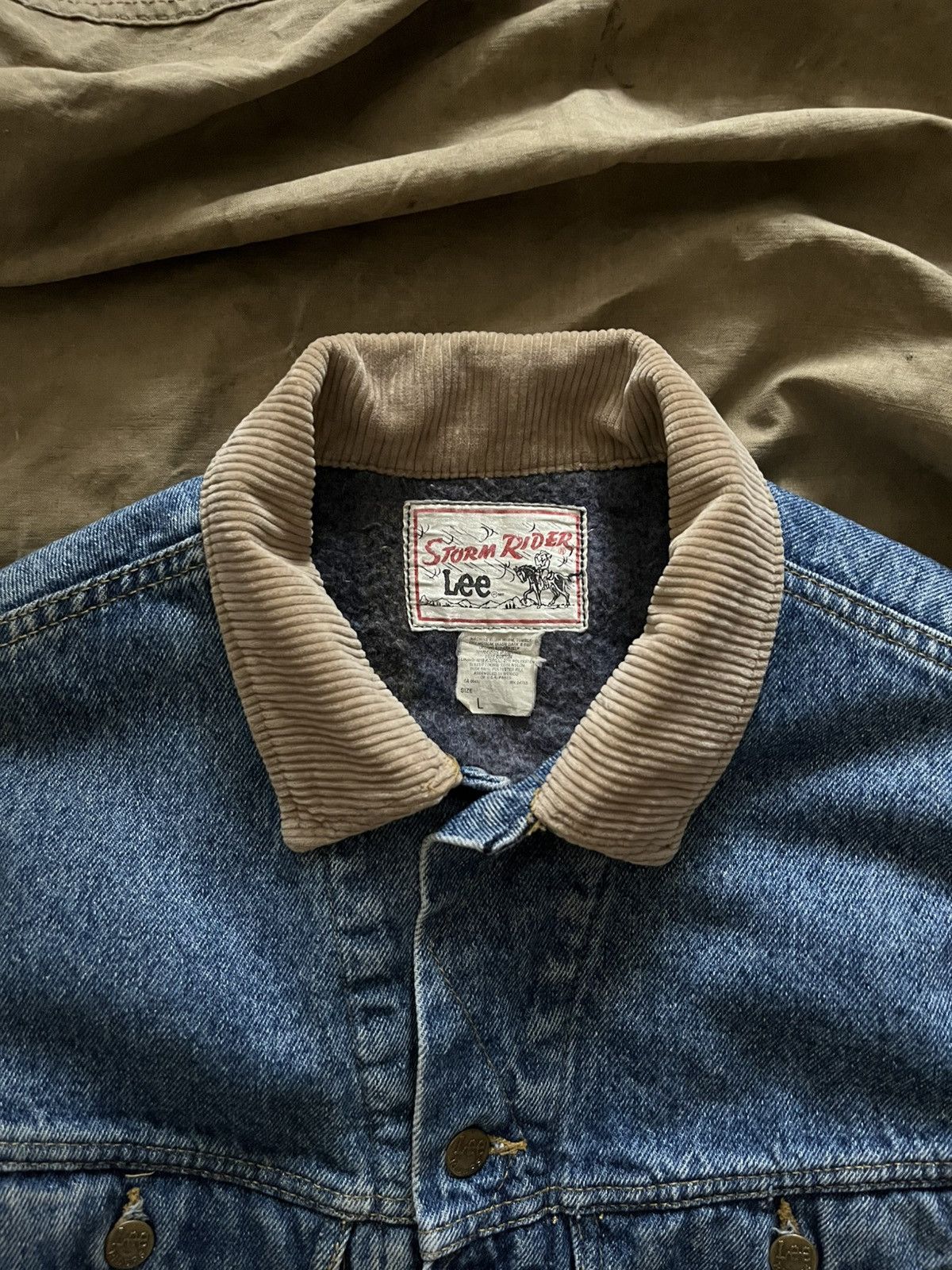 Lee Lee Riders Guns N’ Roses Back Patch Denim Jacket Grunge Size US L / EU 52-54 / 3 - 3 Thumbnail