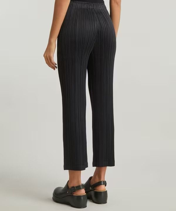 Issey Miyake × Japanese Brand × Pleats Please Issey Miyake 💥 ISSEY MIYAKE THICK PLEATE TROUSERS PANT Size 27" / US 4 / IT 40 - 2 Thumbnail