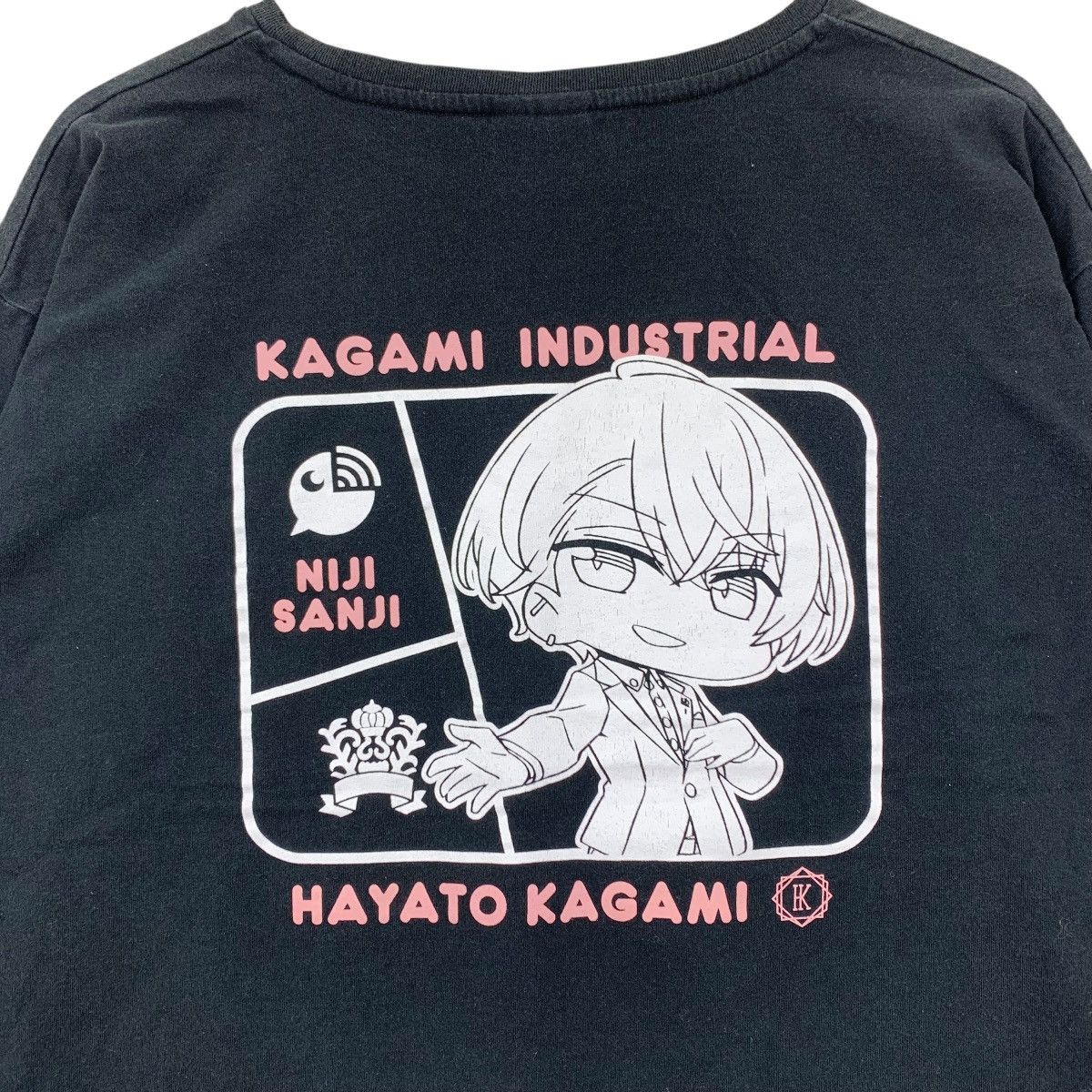 Vintage NIJISANJI HAYATO KAGAMI Industrial Youtuber Anime Shirt Size US XXL / EU 58 / 5 - 2 Thumbnail