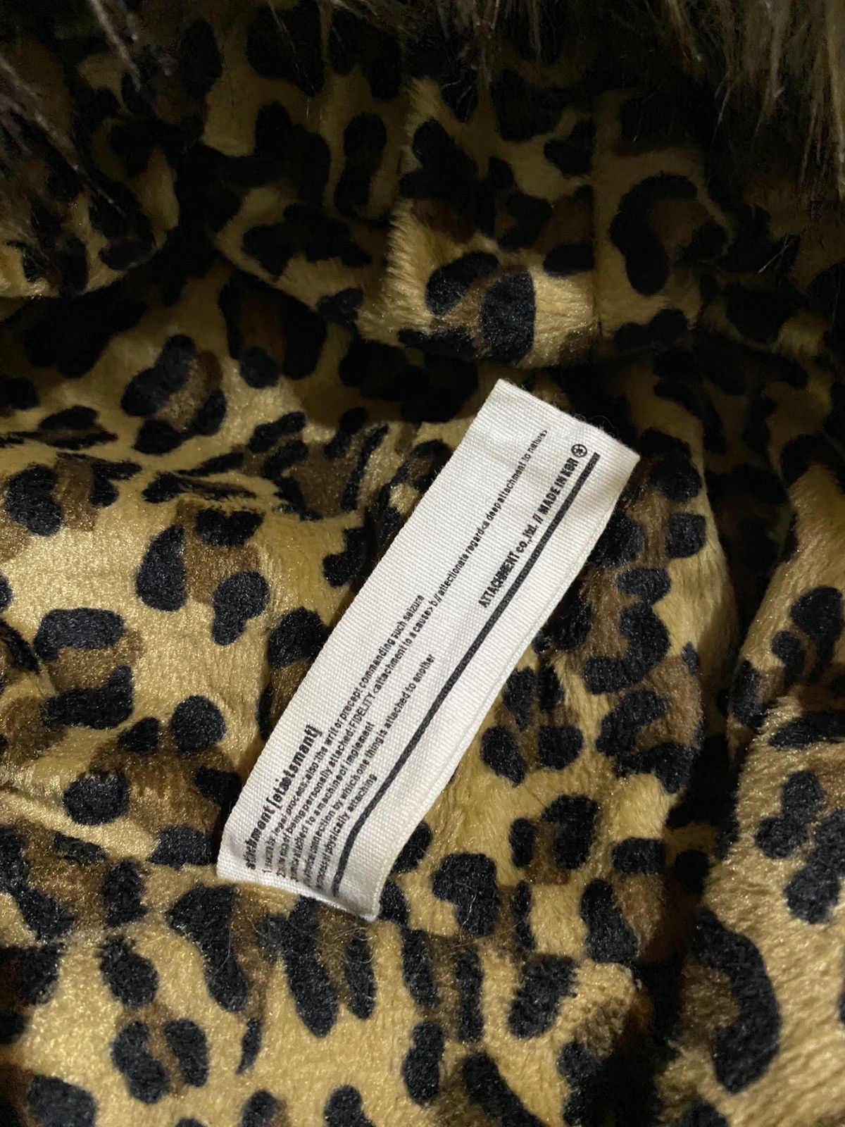 Attachment 💥NEED GONE💥 ATTACHMENT GOTHIC PUNK FUR JACKET BLACK WASHED Size US L / EU 52-54 / 3 - 7 Thumbnail