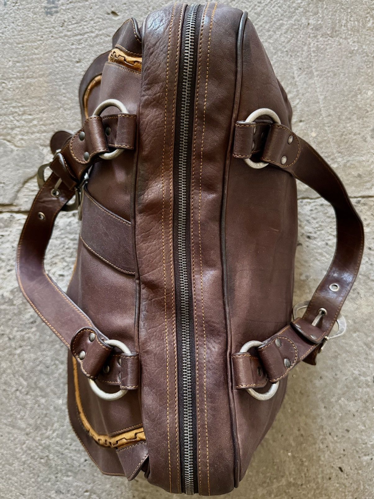Dior Dior - John Galliano - SS2006 XL Gaucho - Saddle Work Bag Size ONE SIZE - 9 Thumbnail