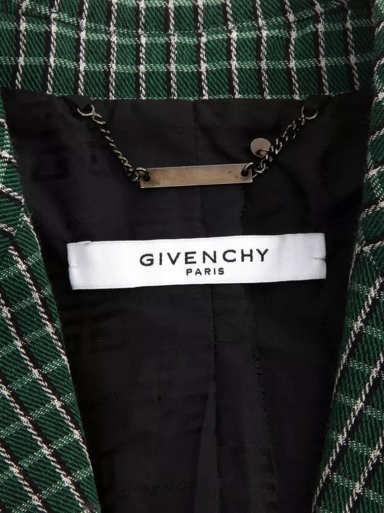 Givenchy Givenchy Green checkered blazer Size US XS / EU 42 / 0 - 5 Thumbnail