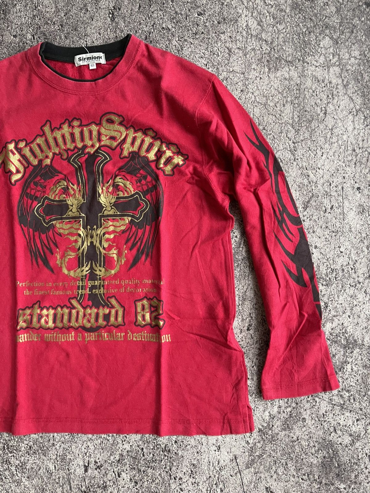 Japanese Brand Y2K Sirmione cross ifsixwasnine long sleeve Size US M / EU 48-50 / 2 - 2 Thumbnail